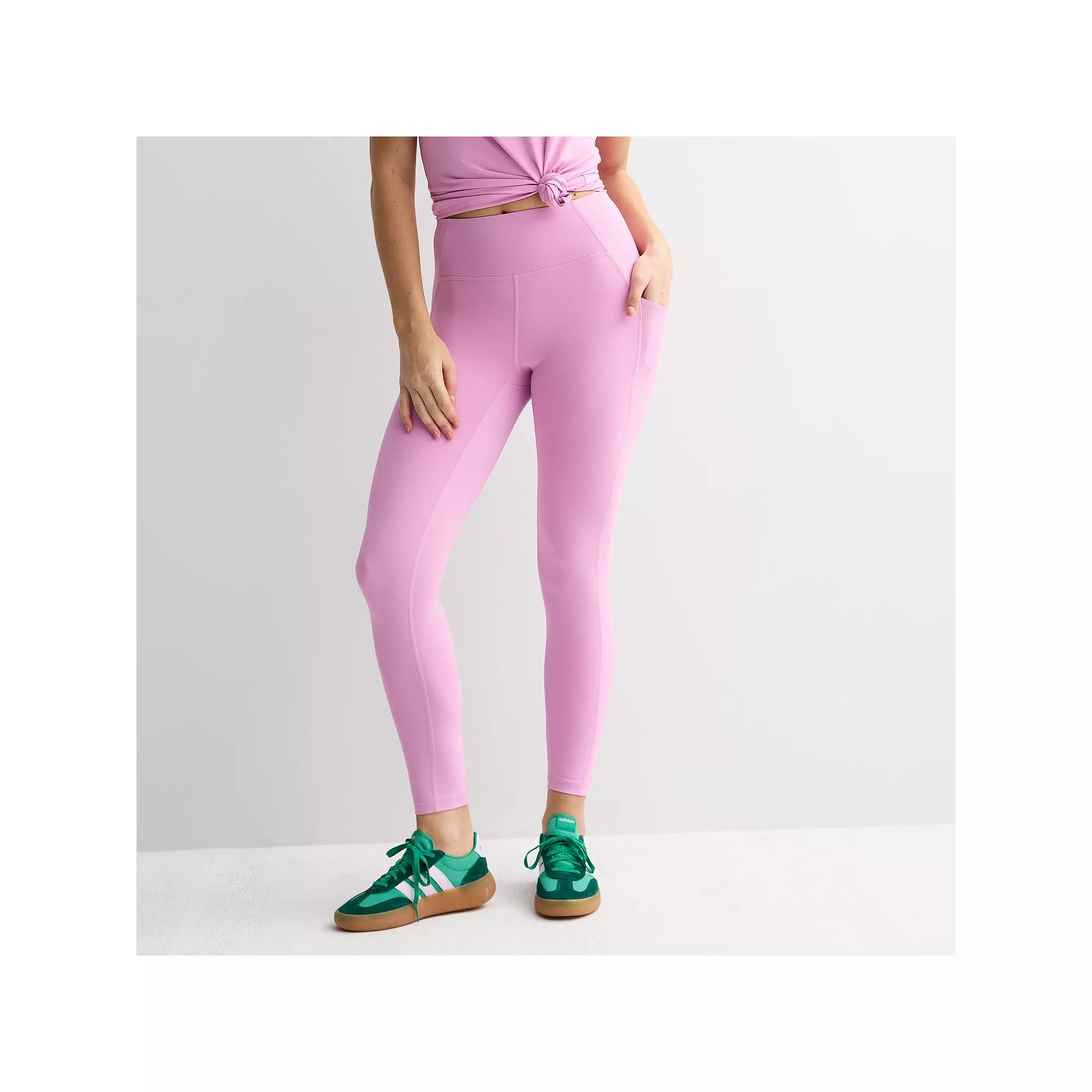 Women's Tek Gear® Ultrastretch Rib Pieced 7/8 Leggings Product Image
