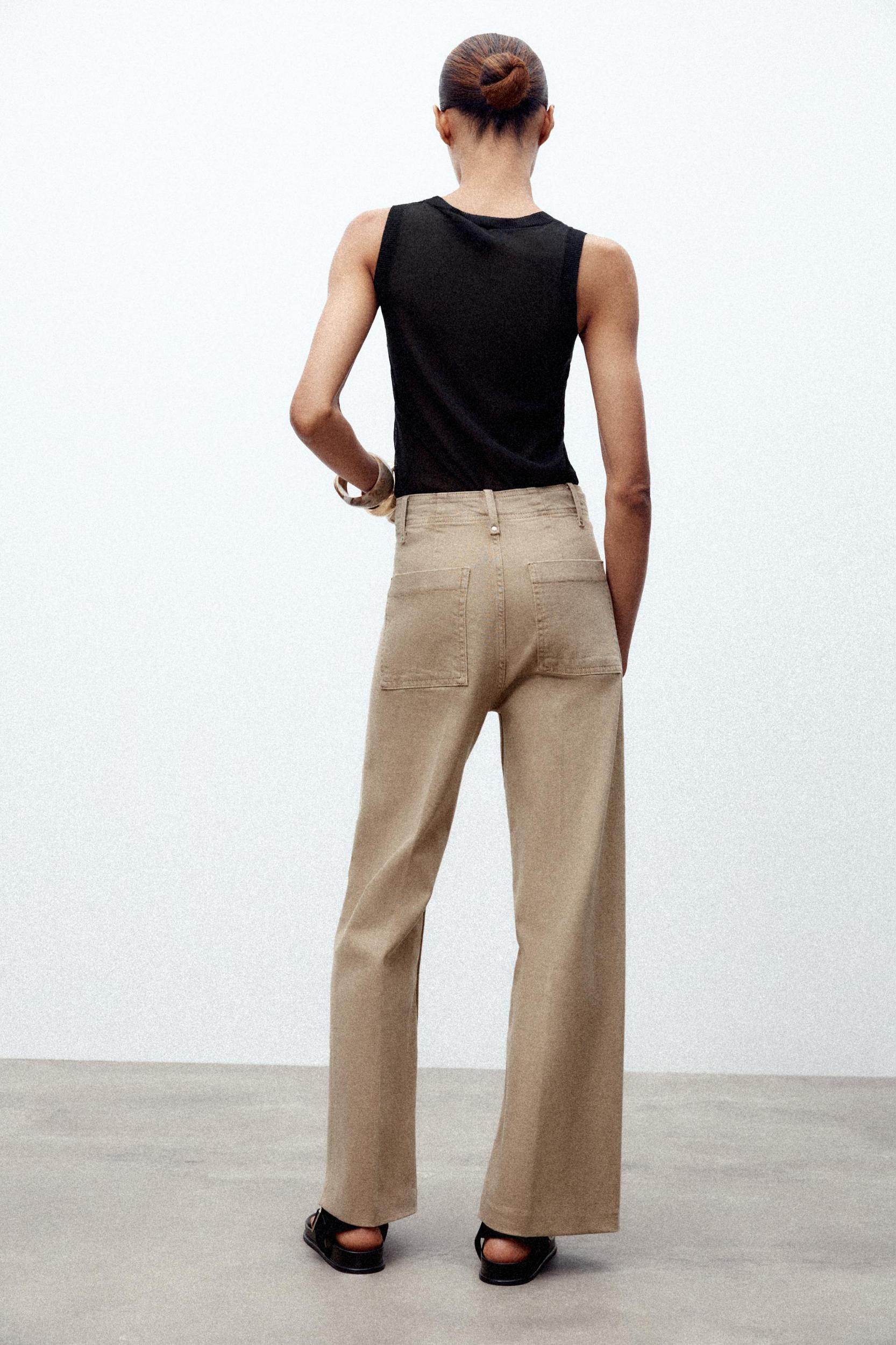 ZW COLLECTION HIGH WAIST WIDE LEG JEANS Product Image