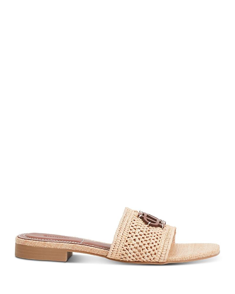 Womens Delphi Raffia Flat Sandals Product Image