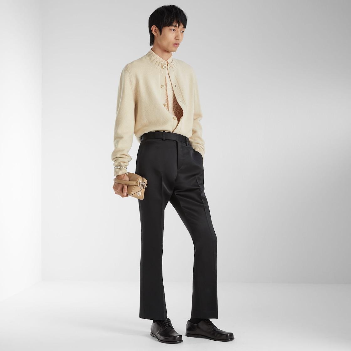 Fendi Lui SmallBeige leather bag Product Image