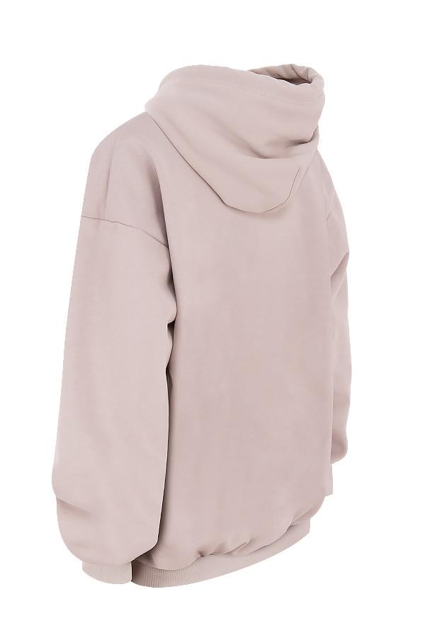 Halo  stone cotton fleece-back oversized hoodie - sale Product Image