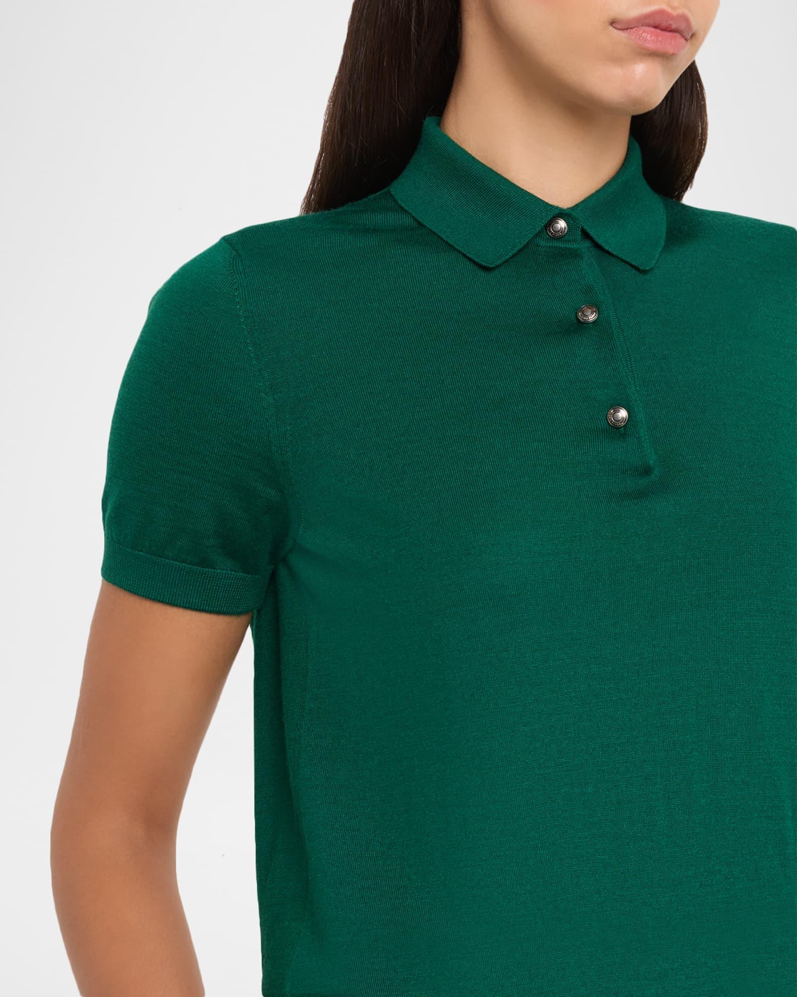 Sottile Cashmere Short-Sleeve Polo Shirt Product Image