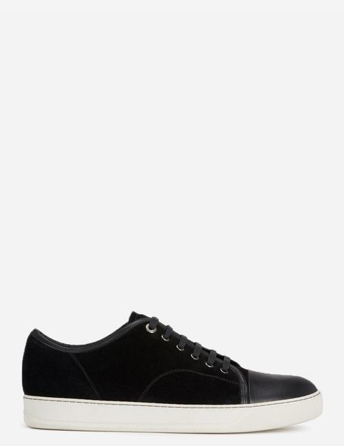 Black DBB1 Suede & Patent Leather Sneakers Product Image