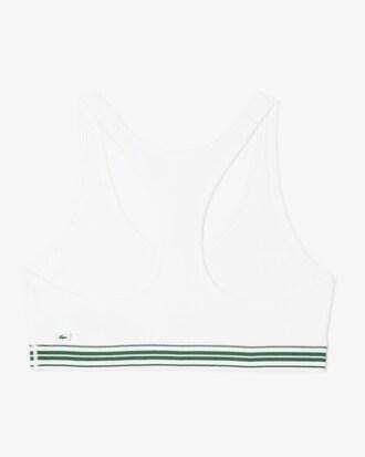 Contrast Band Stretch Cotton Bralette Product Image