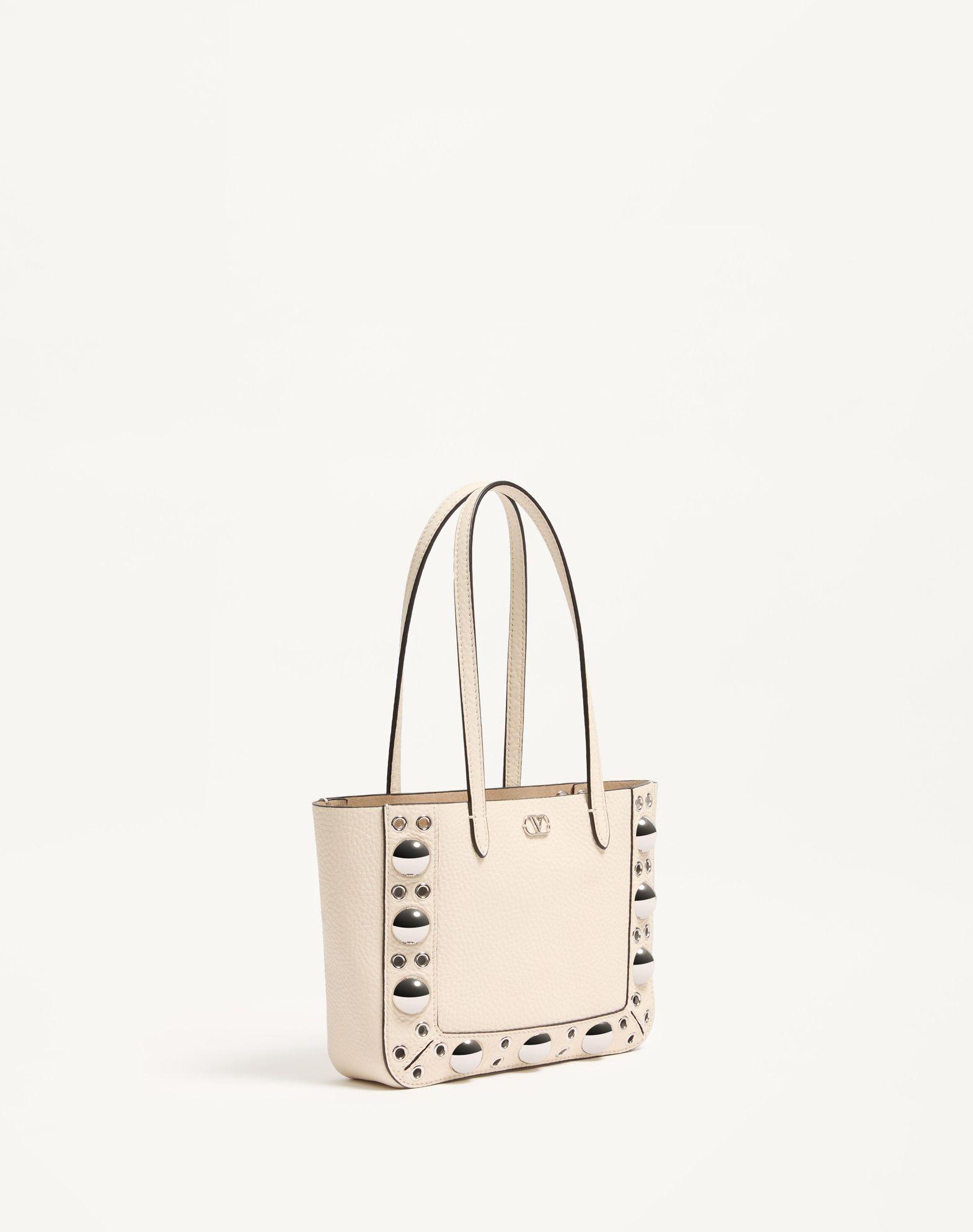 Valentino Garavani Nellcôte Mini Shopping Bag In Grainy Calfskin Product Image