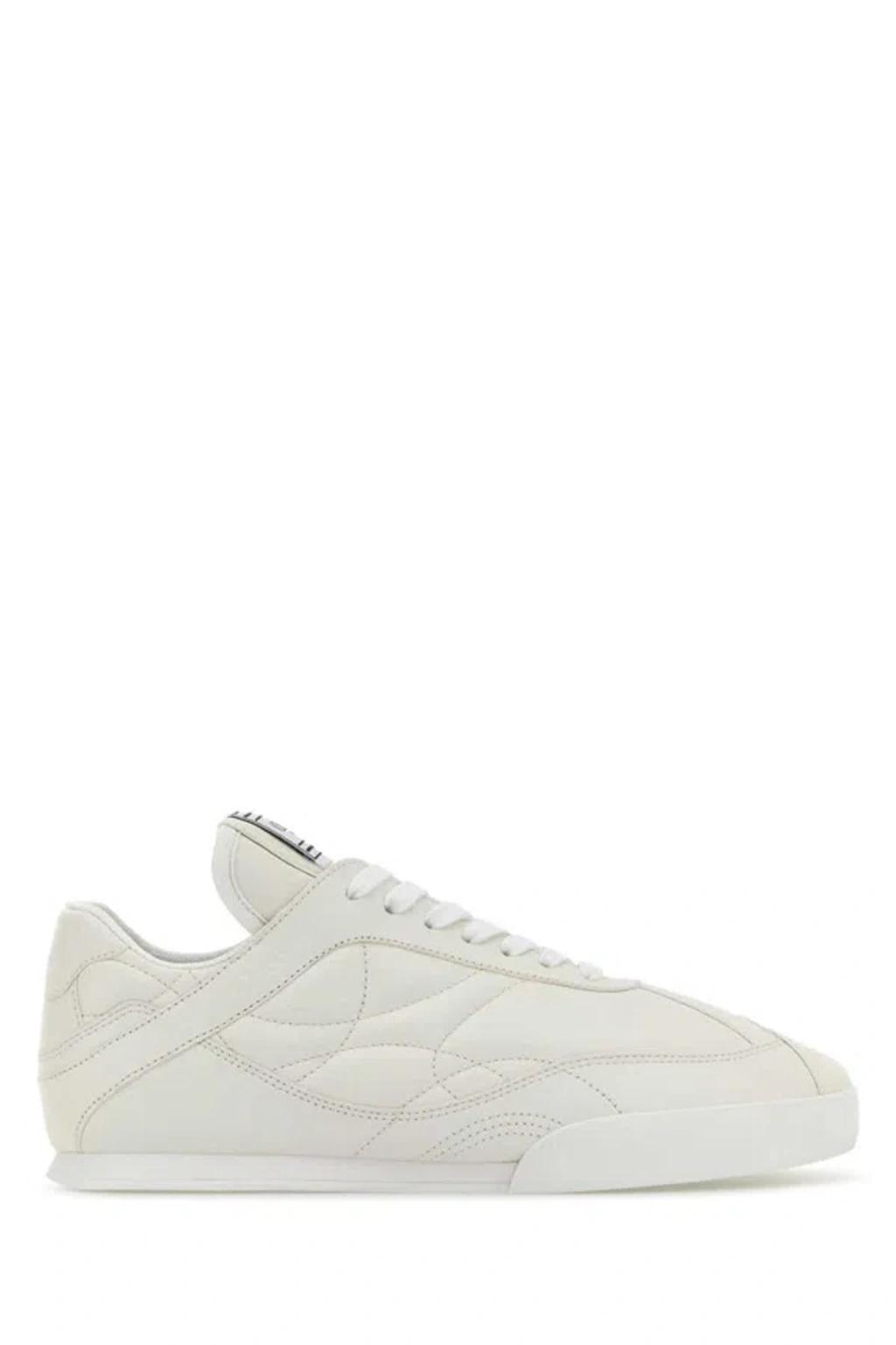 CHLOÉ Womens Chloe Kick Brand-patch Leather Low-top Trainers In White Product Image
