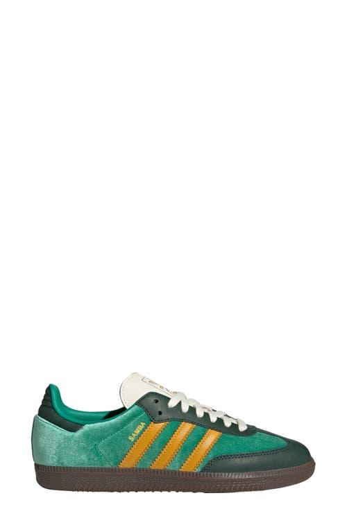 adidas Samba OG Sneaker in Court Green/yellow/green at Nordstrom, Size 5 Women's Product Image