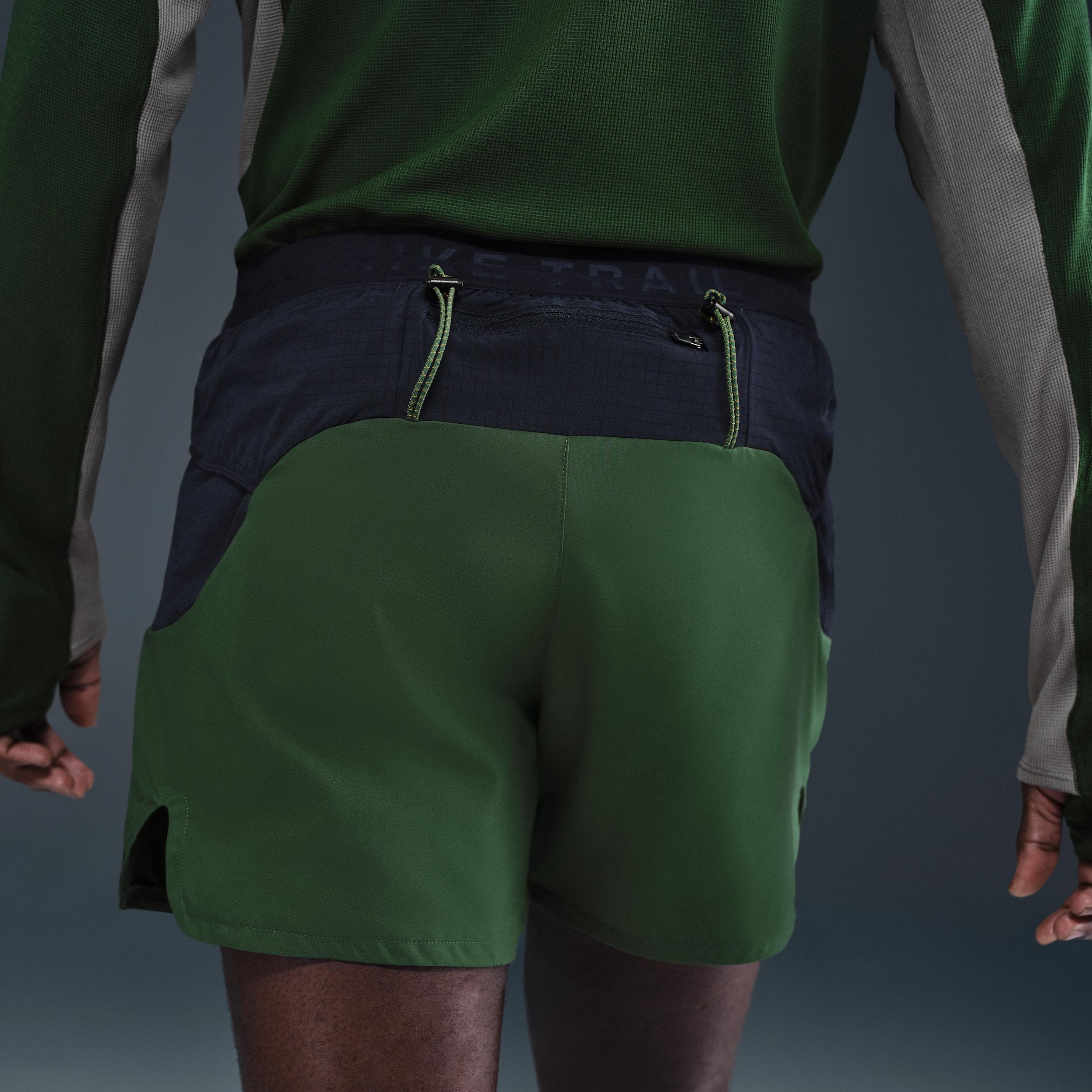 Nike Mens Trail Second Sunrise 5 Dri-FIT ADV Brief-Lined Running Shorts | HJ3572-323 Product Image