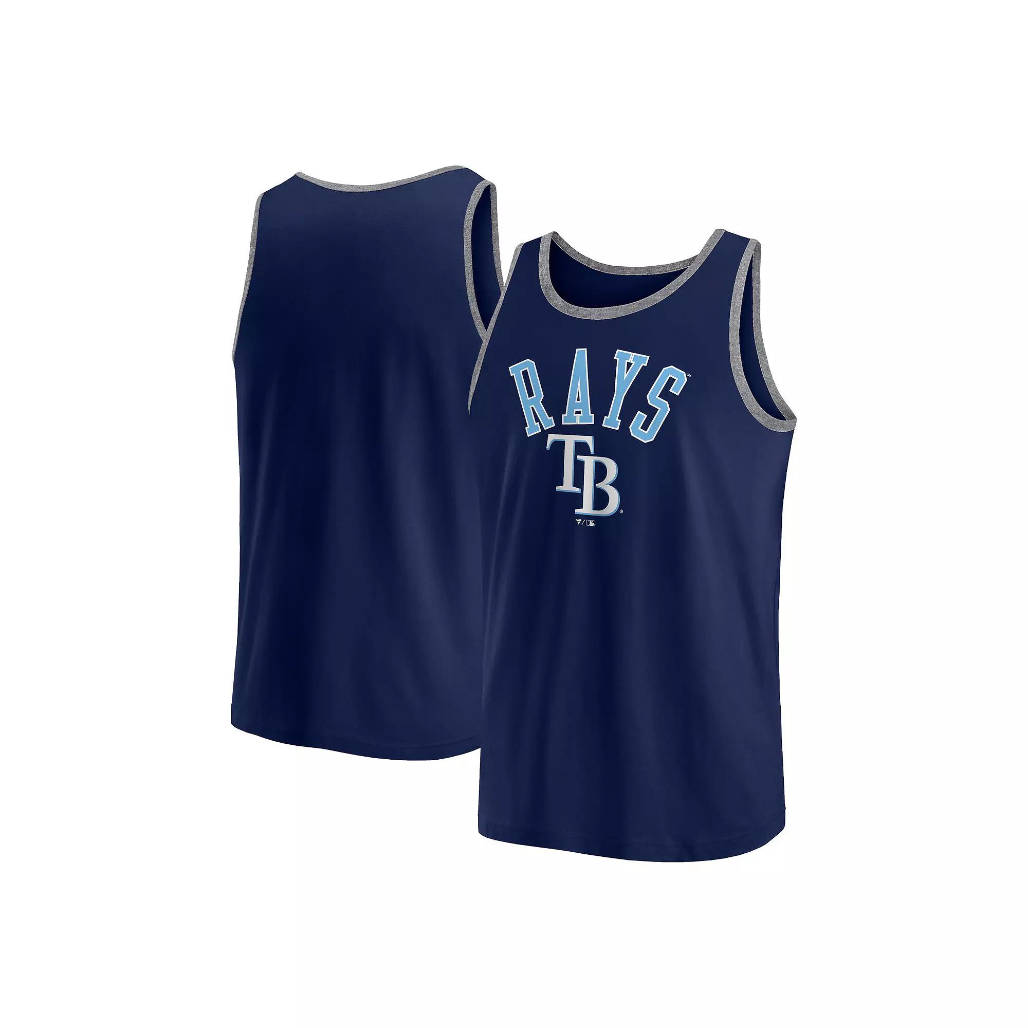 Men's Fanatics Navy Tampa Bay Rays Bet Tank Top,  Product Image