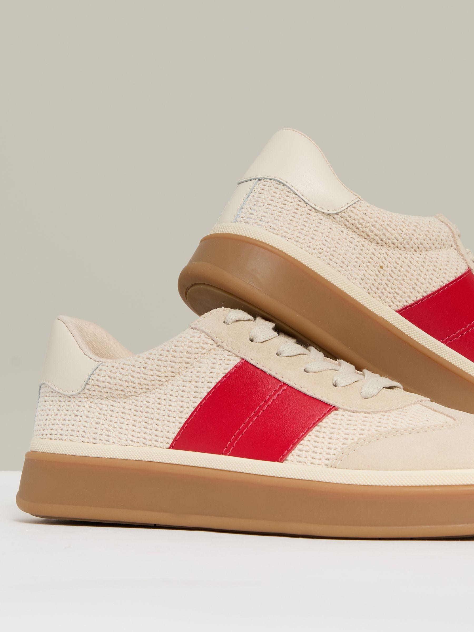 Woven Low-Top Trainers in Neutral Product Image