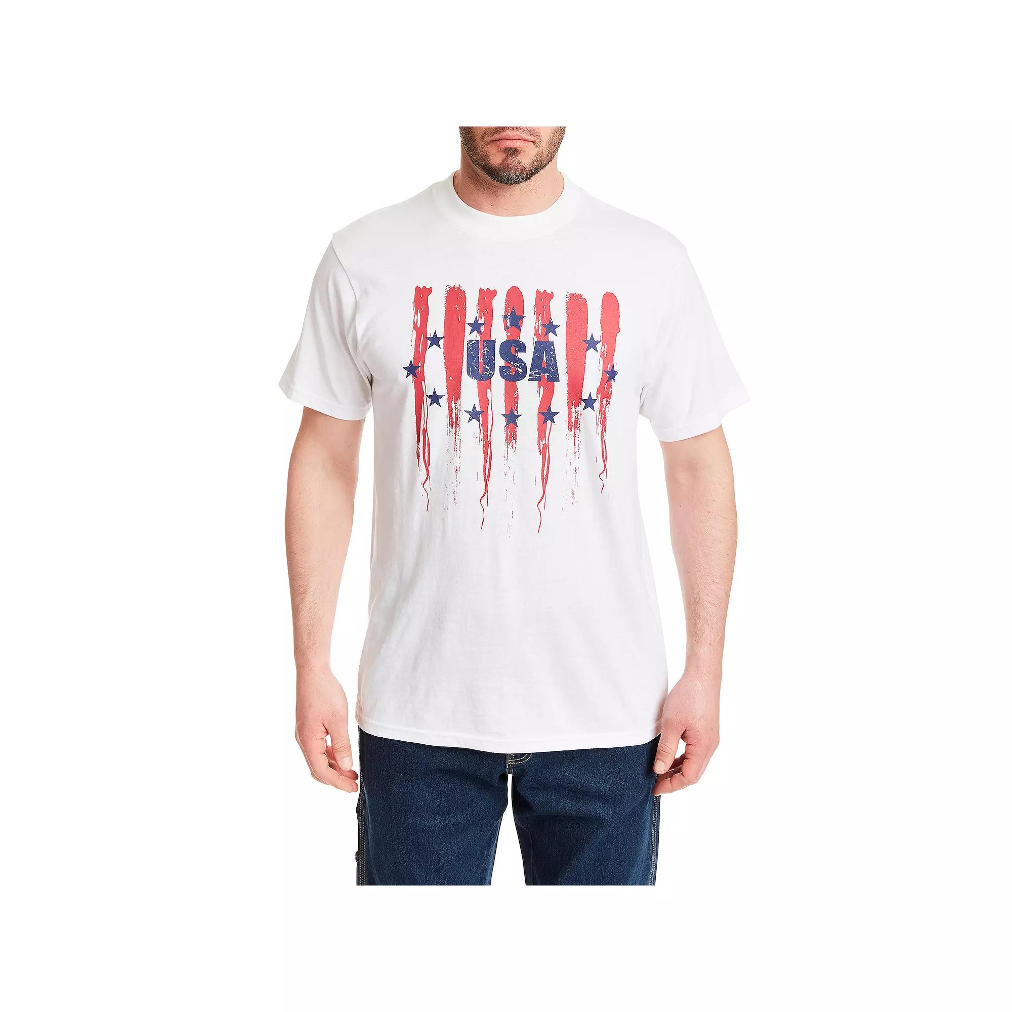 Men's Smith's Workwear Patriotic Tee,  Product Image