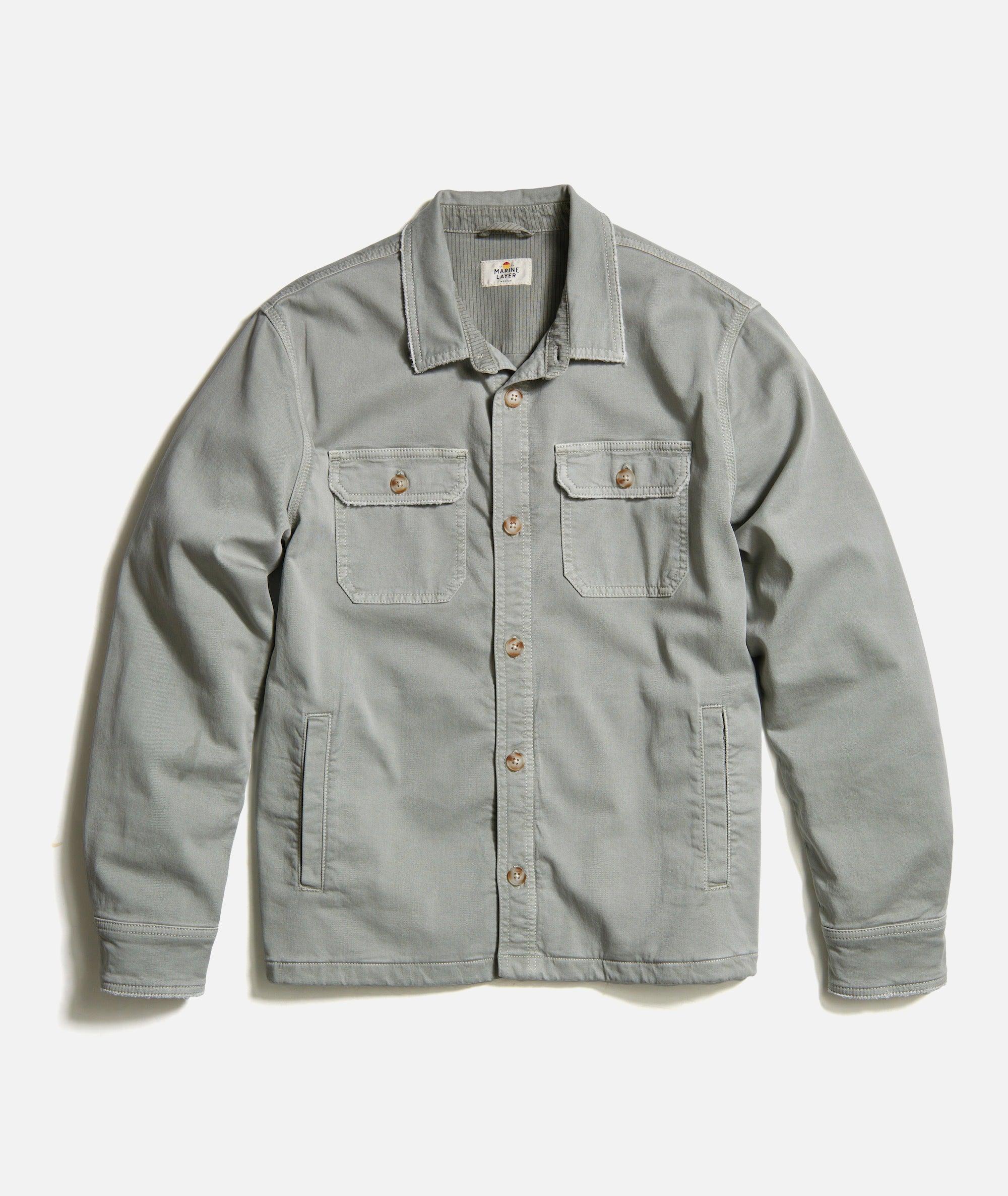 Garment Dye Twill Overshirt Product Image
