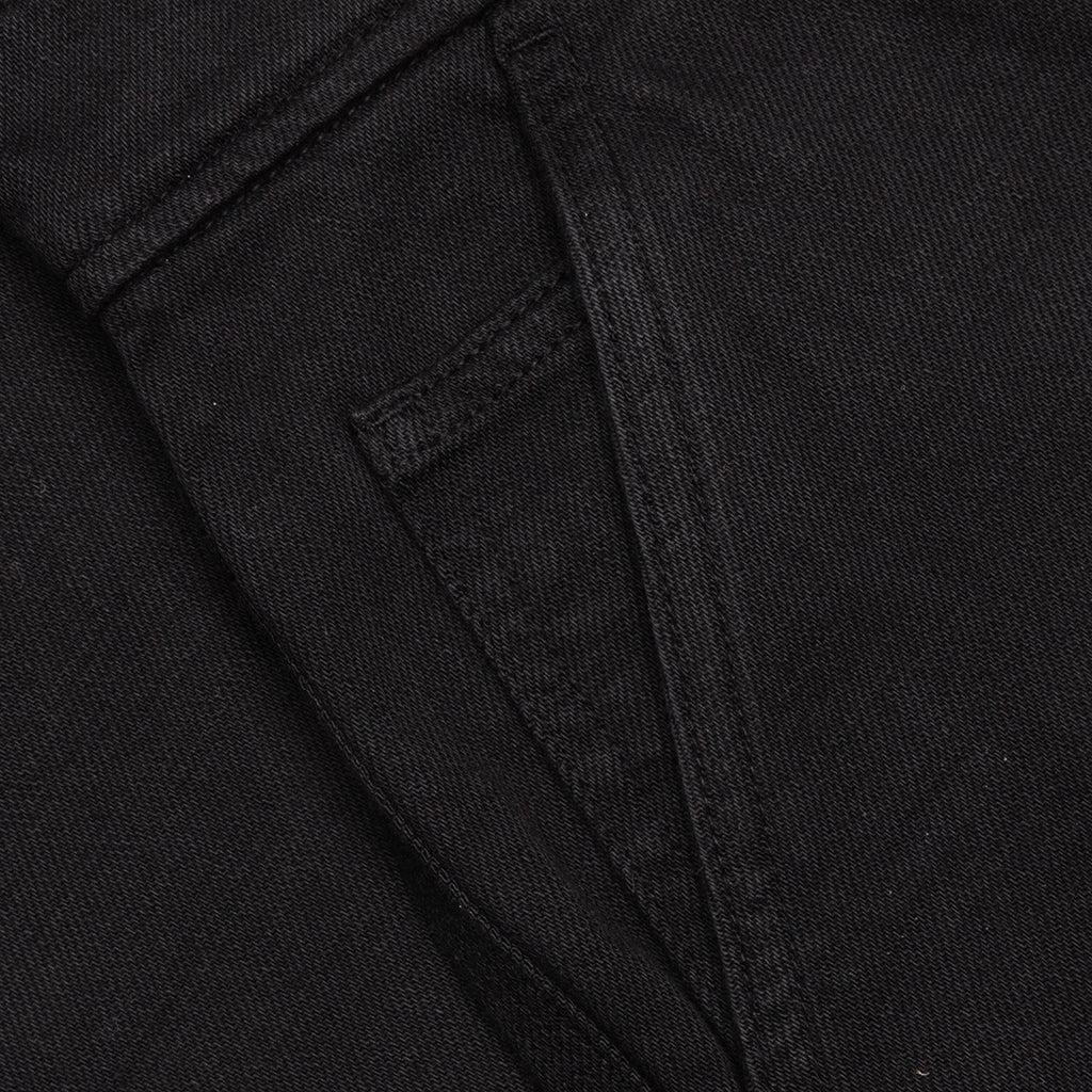 High Waist Wide Leg Trousers - Black Male Product Image