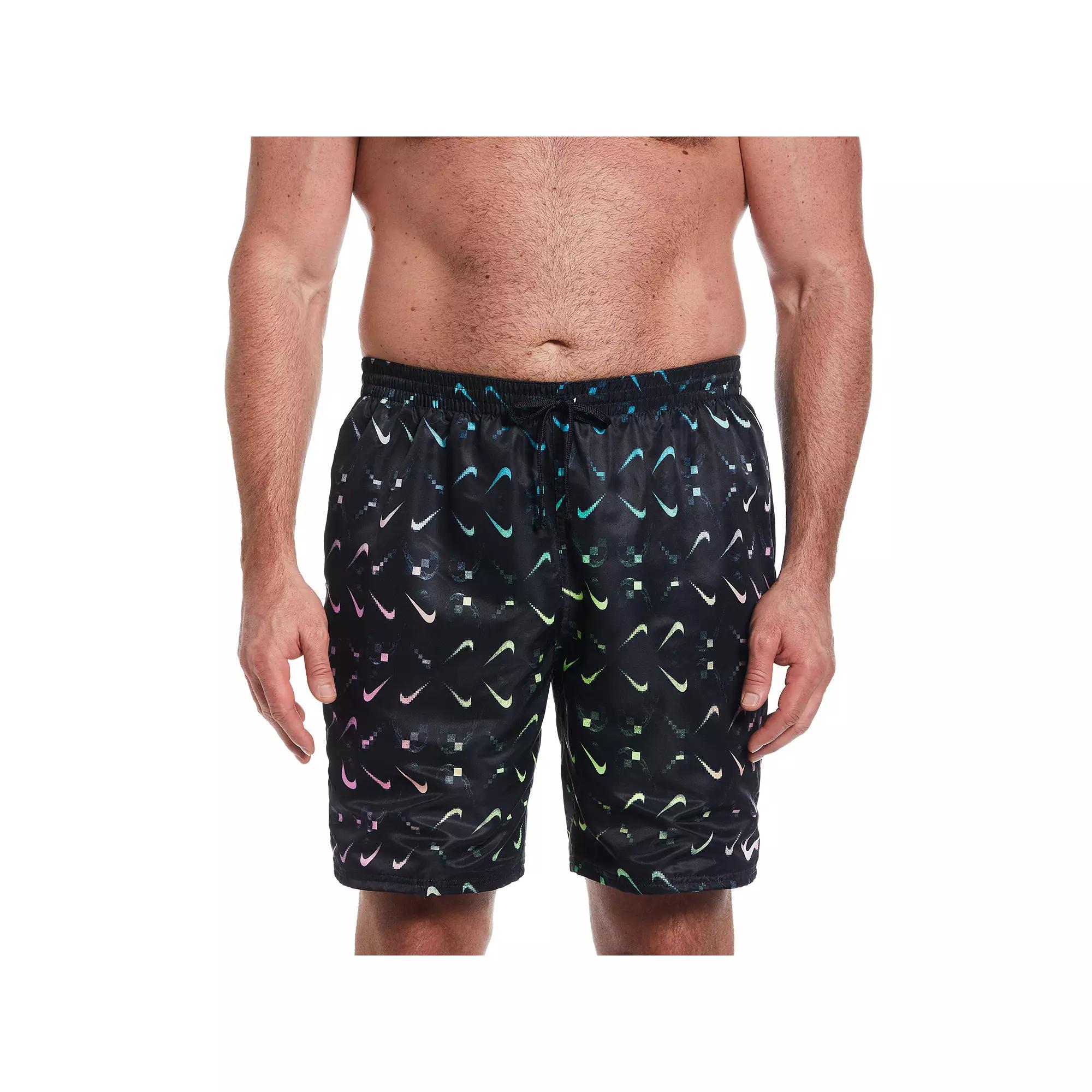 Big & Tall Nike 9-in. Digi Swoosh Ombre Swim Trunks, Men's,  Product Image