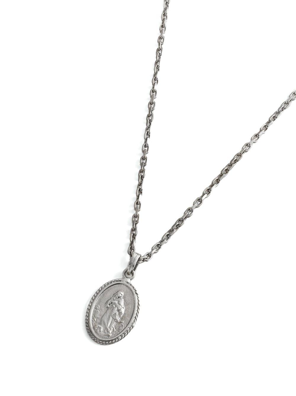 medallion-pendant chain necklace Product Image