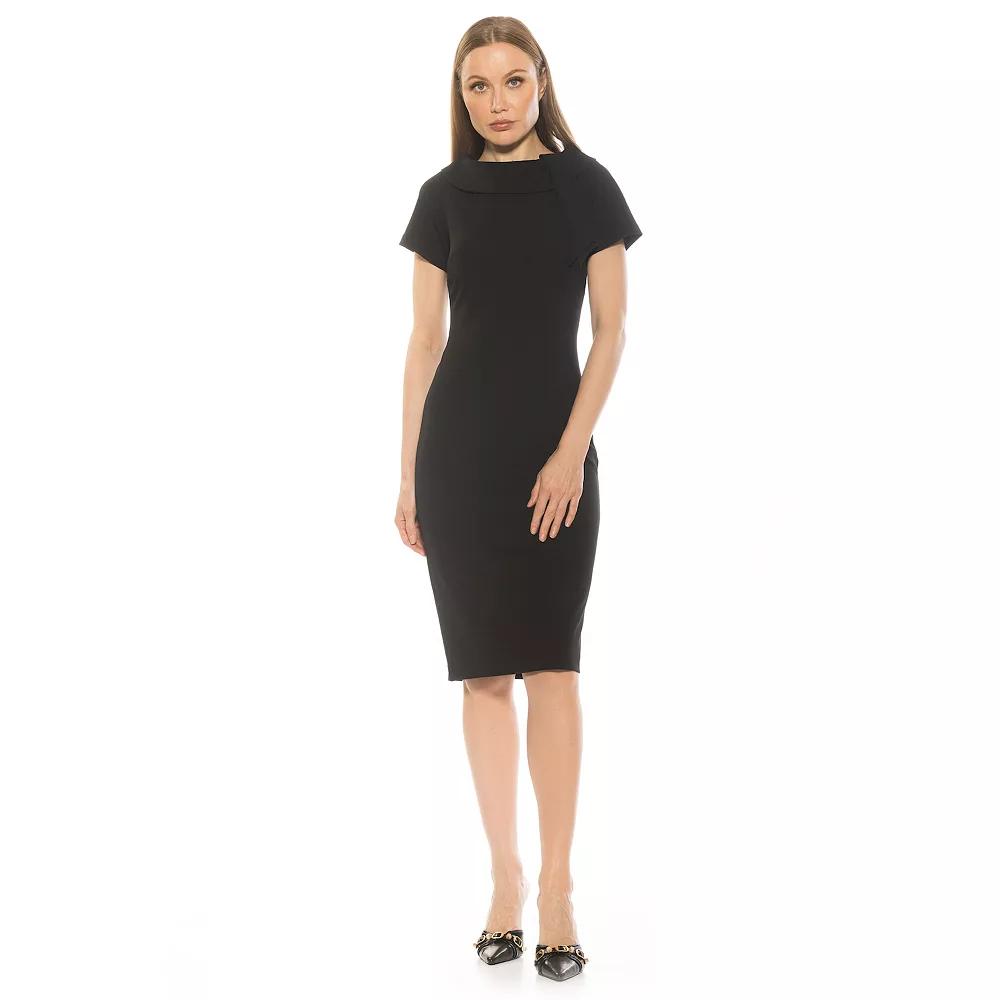 Women's ALEXIA ADMOR Wrene Short Sleeve Sheath Dress,  Product Image