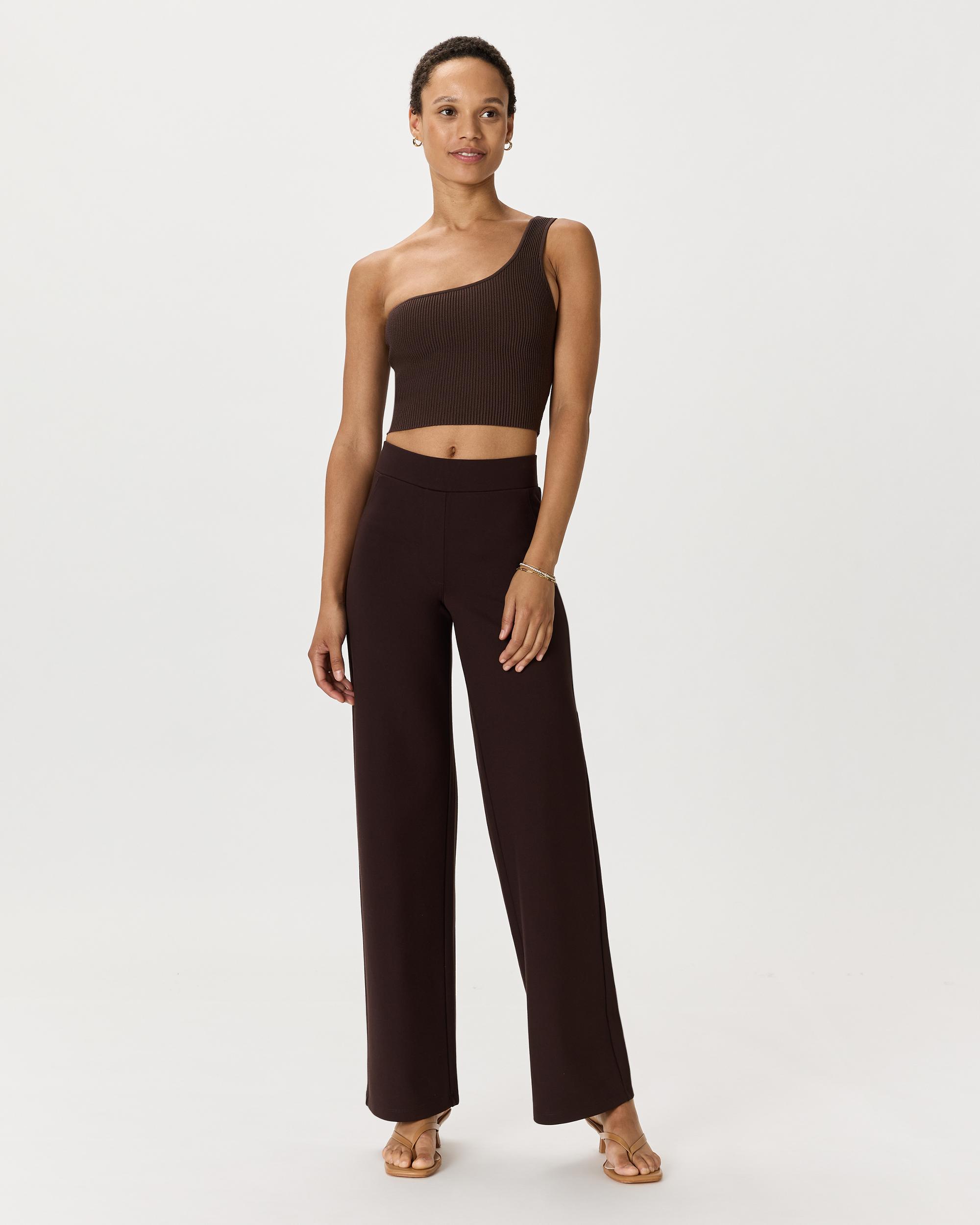 Quince | Women's Ultra-Stretch Ponte Wide Leg Pants Rayon Product Image