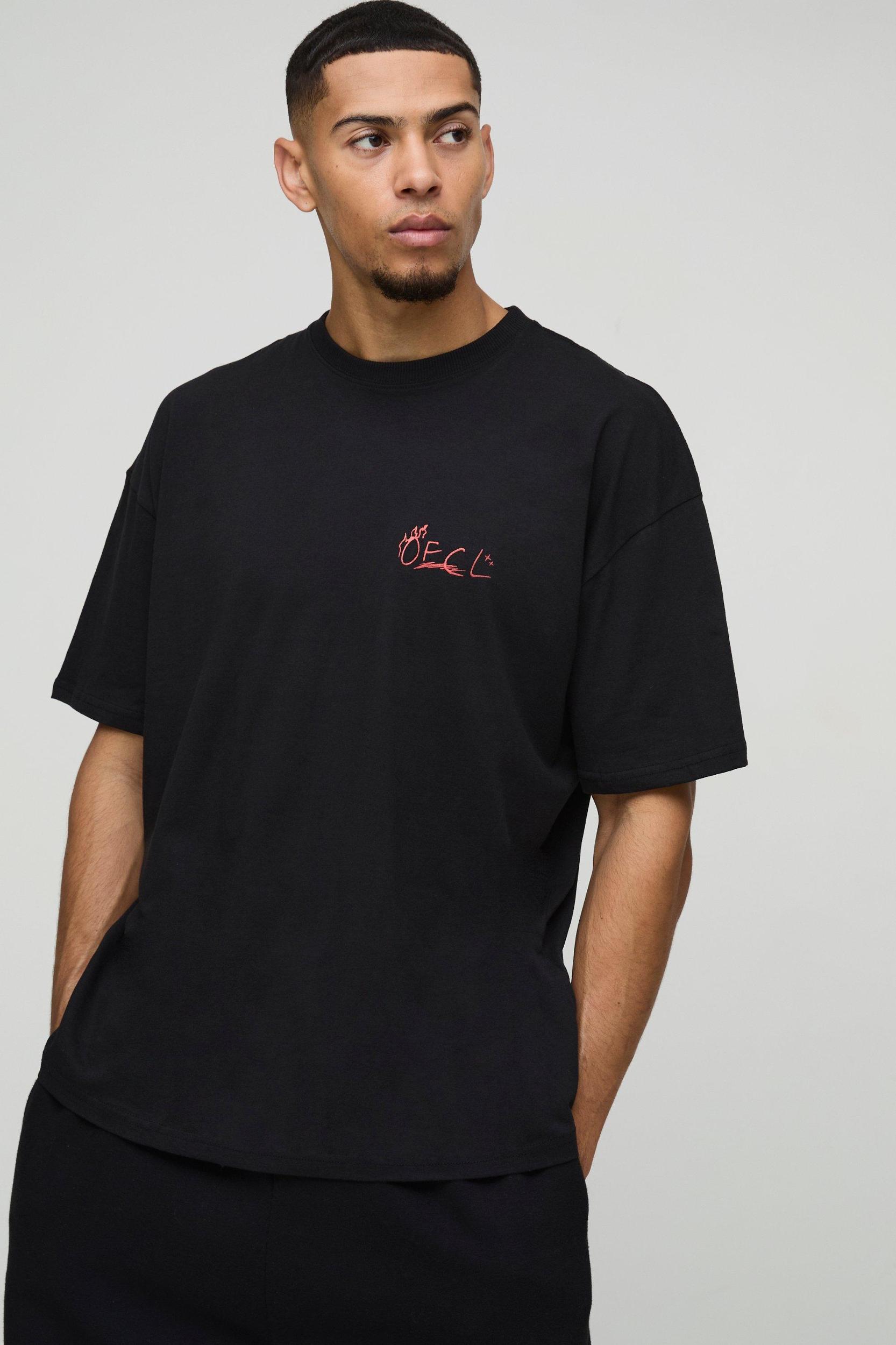 Oversized Success Slogan Print T-Shirt | boohooMAN USA Product Image