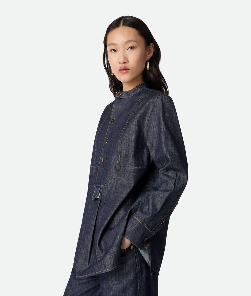 Women's Indigo Denim Shirt in Indigo Product Image