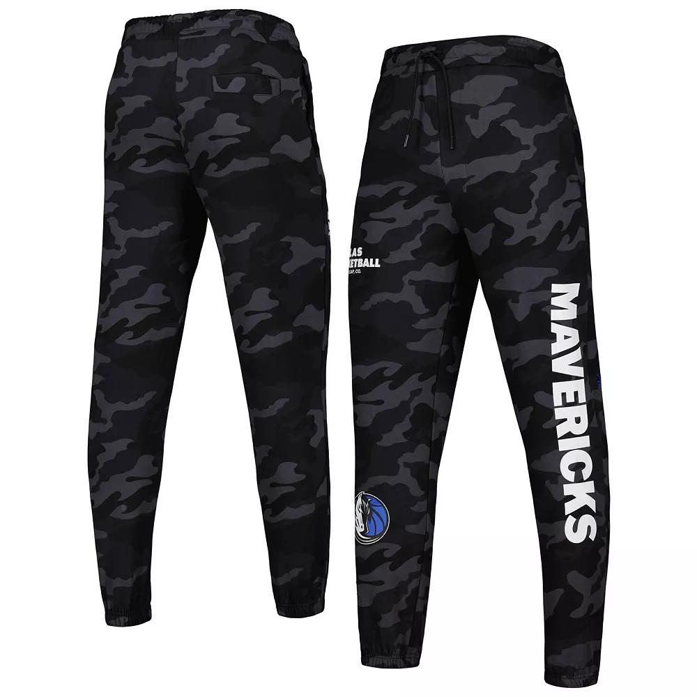 Men's New Era Black/Camo Dallas Mavericks Tonal Joggers,  Product Image