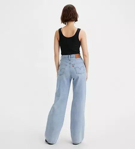Levi's Ribcage Wide Leg Jeans - Far And Wide Light Wash Product Image