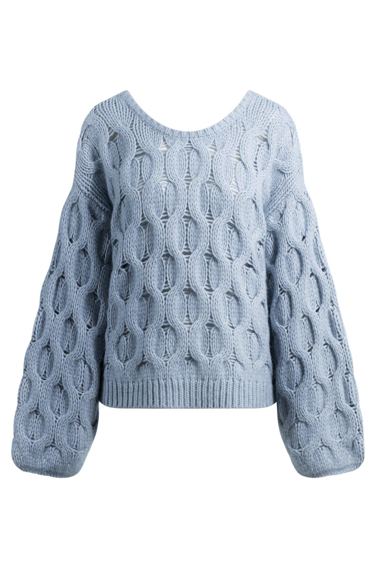 Reversible sweater in an oversize fit Product Image