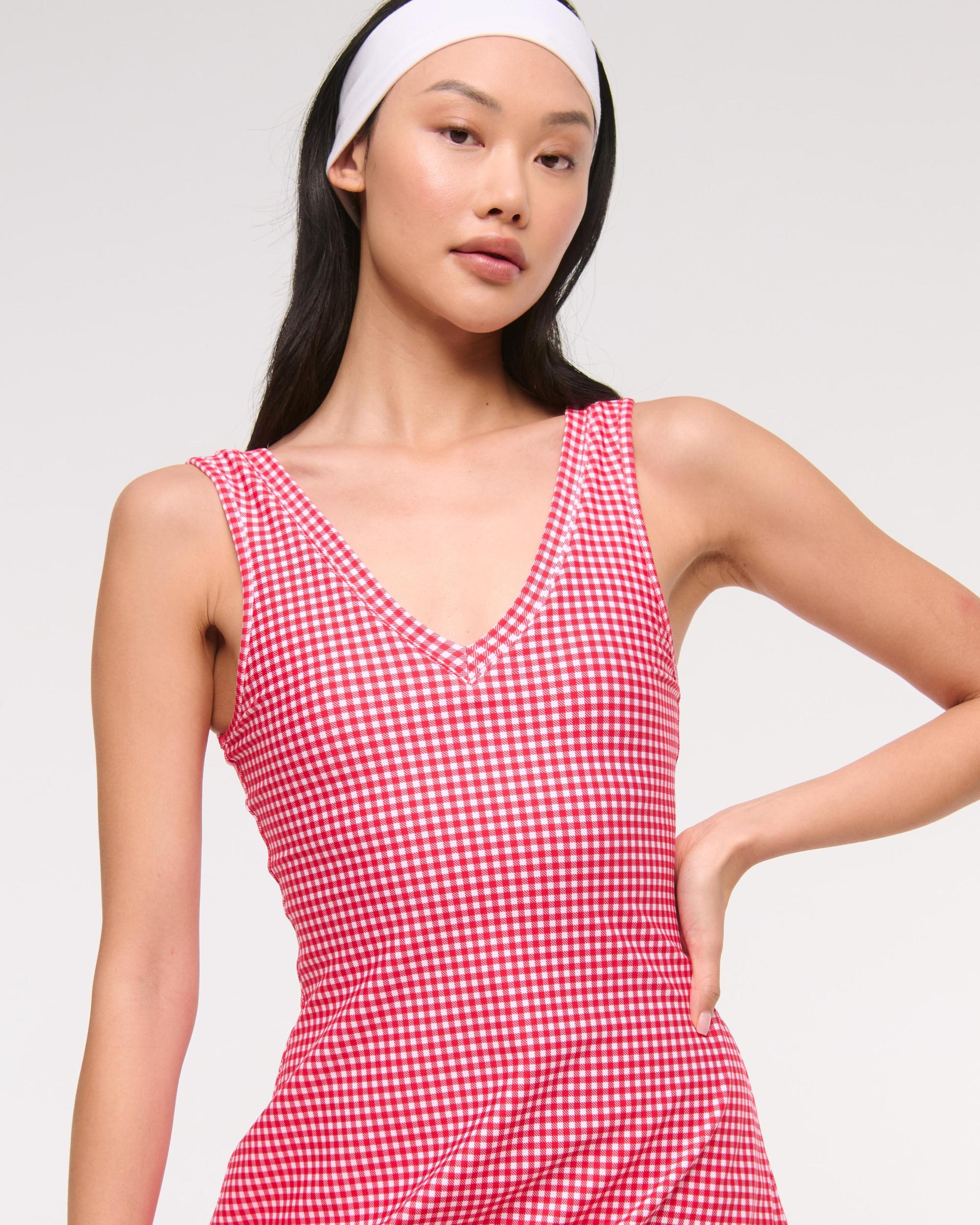 YPB sculptLUX V-Neck Mini Dress Product Image