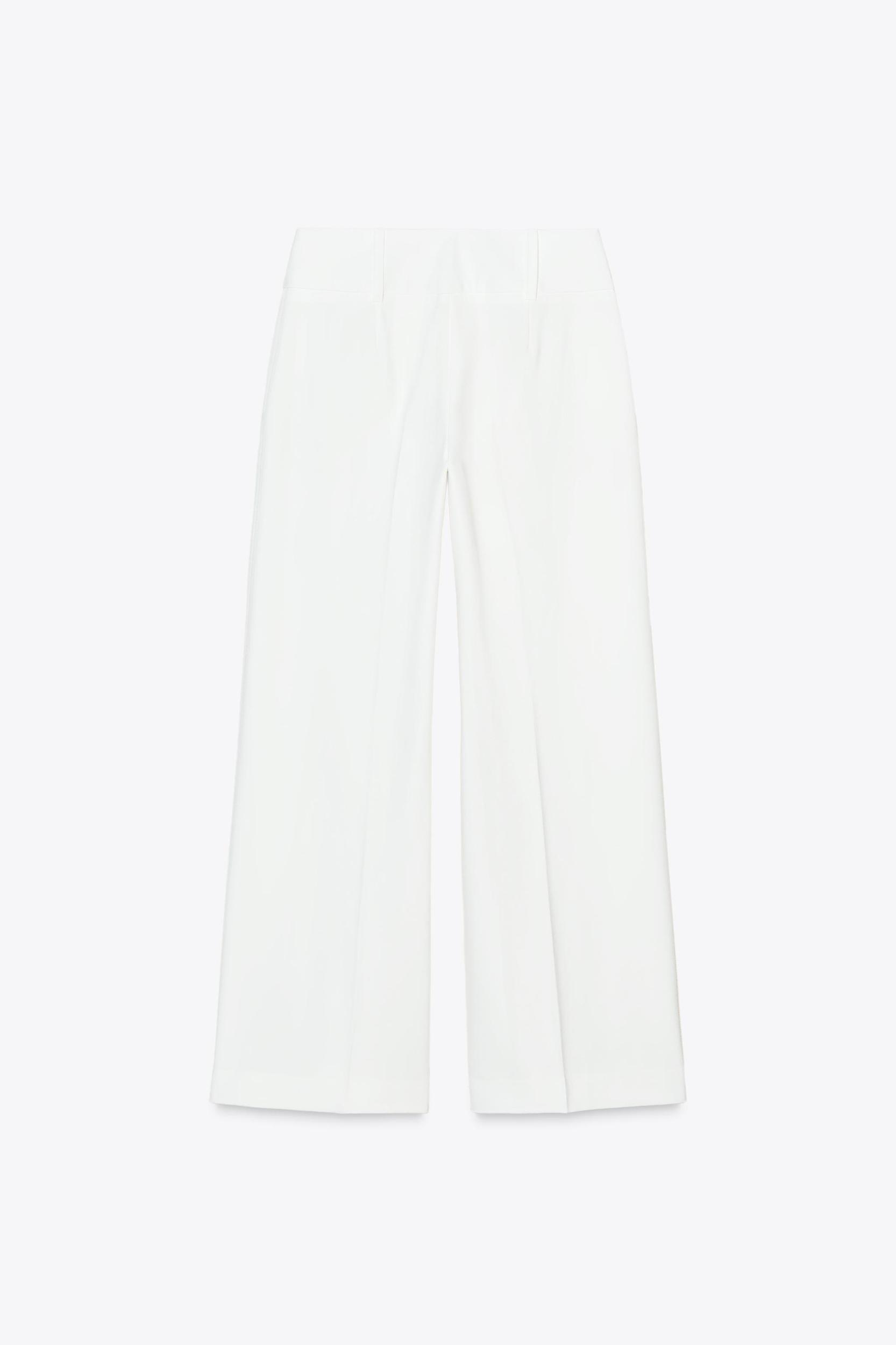 CROSS WAIST WIDE LEG PANTS Product Image