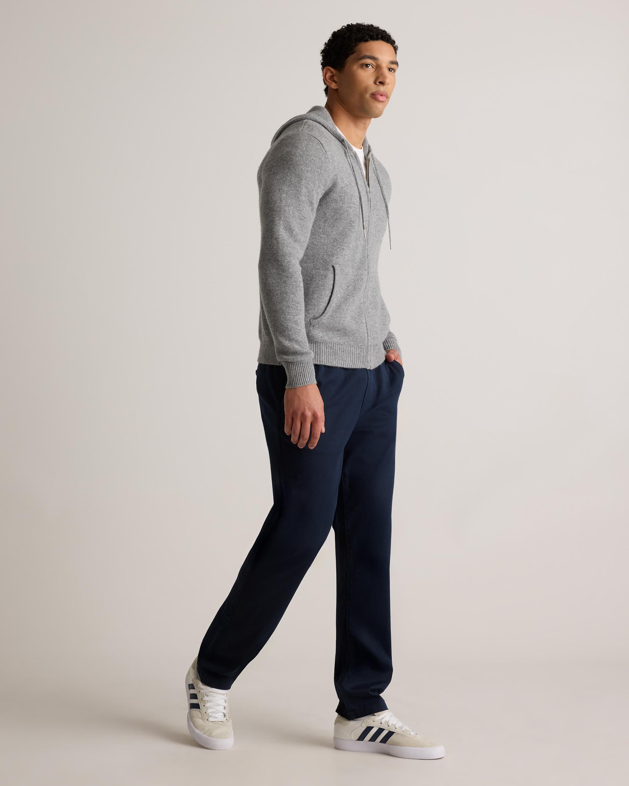 Quince | Men's Mongolian Cashmere Full-Zip Hoodie Product Image