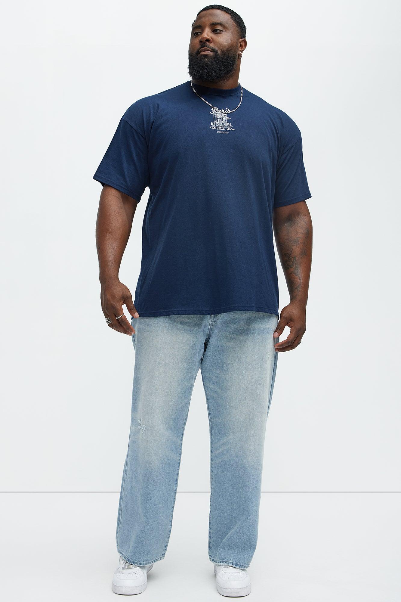 Paris Cafe Short Sleeve Tee - Navy Product Image