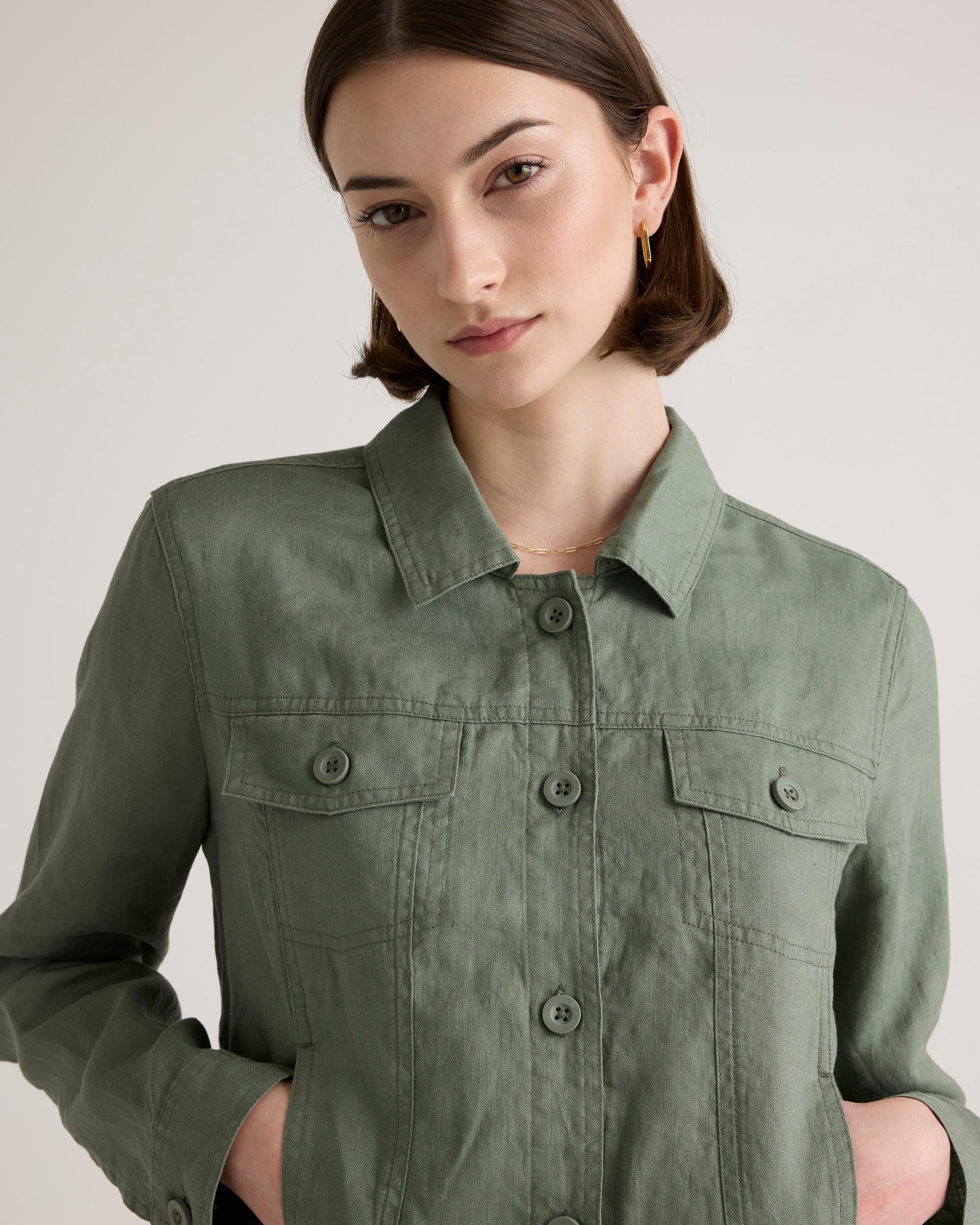 Quince | Women's 100% European Linen Jacket Product Image