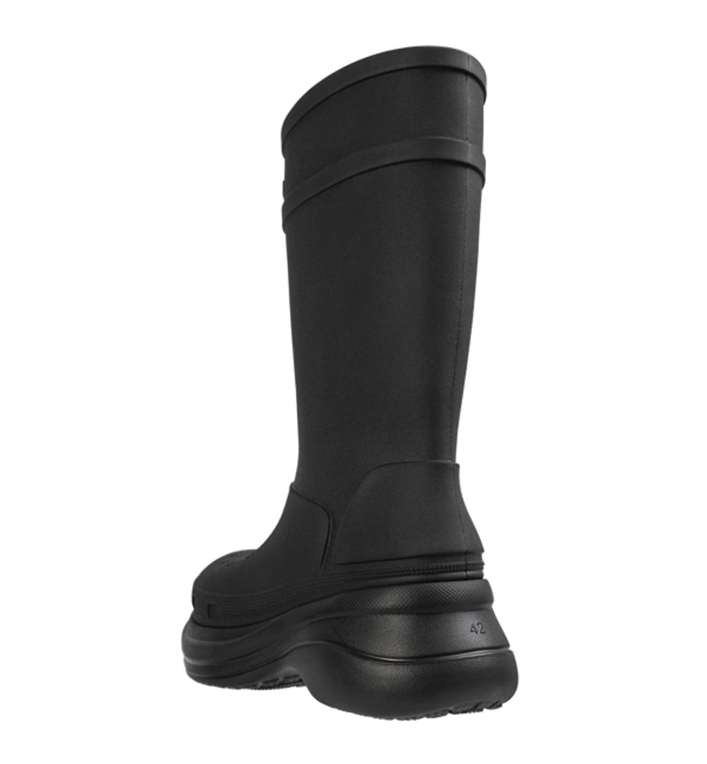 BALENCIAGA X Crocs Water Resistant Boot In Black Product Image