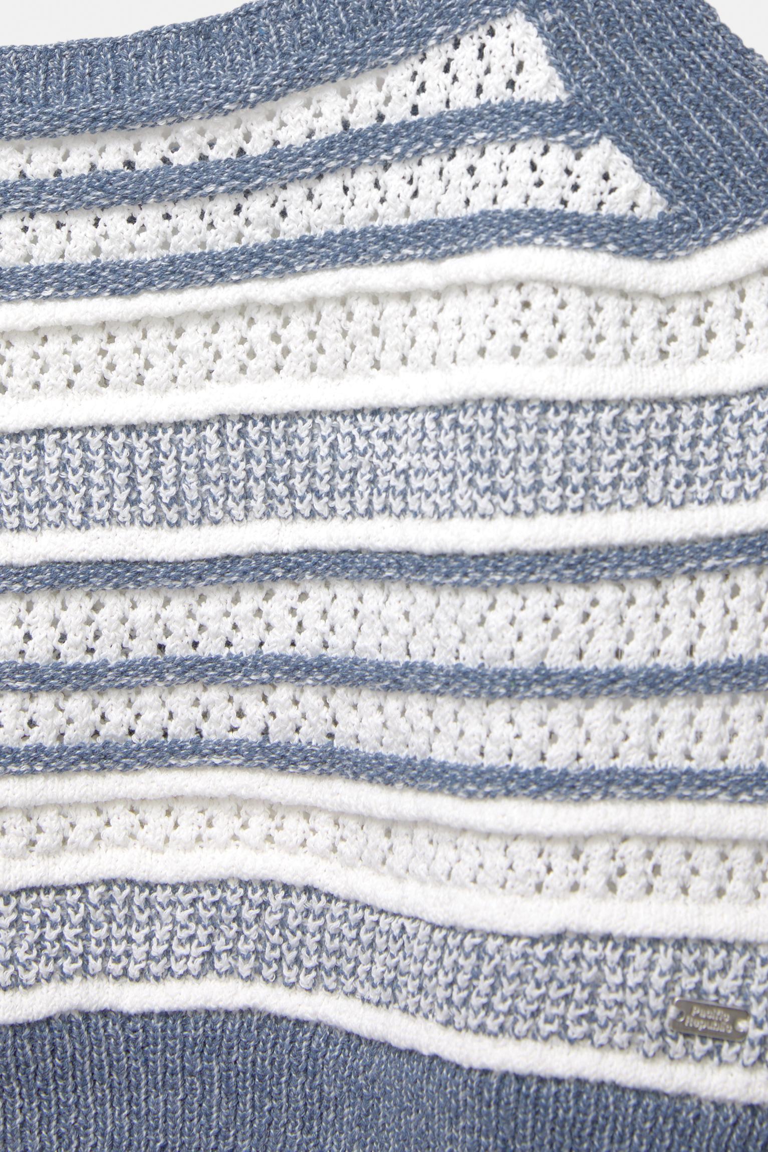 Striped crochet top Product Image