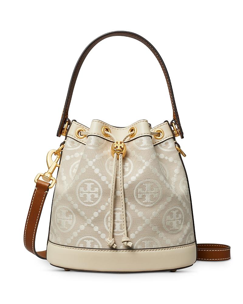 Tory Burch T Monogram Jacquard Bucket Bag Product Image