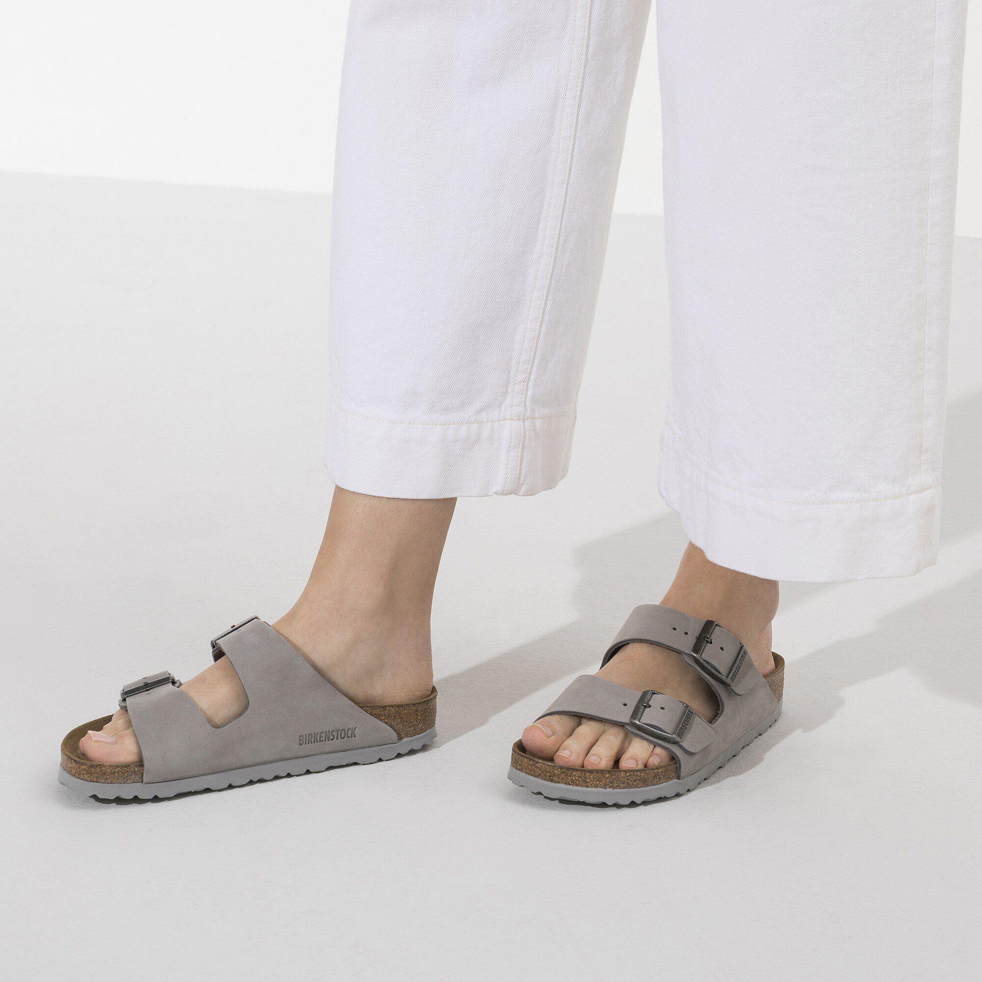 Arizona Soft Footbed Nubuck Leather Dove Gray Product Image