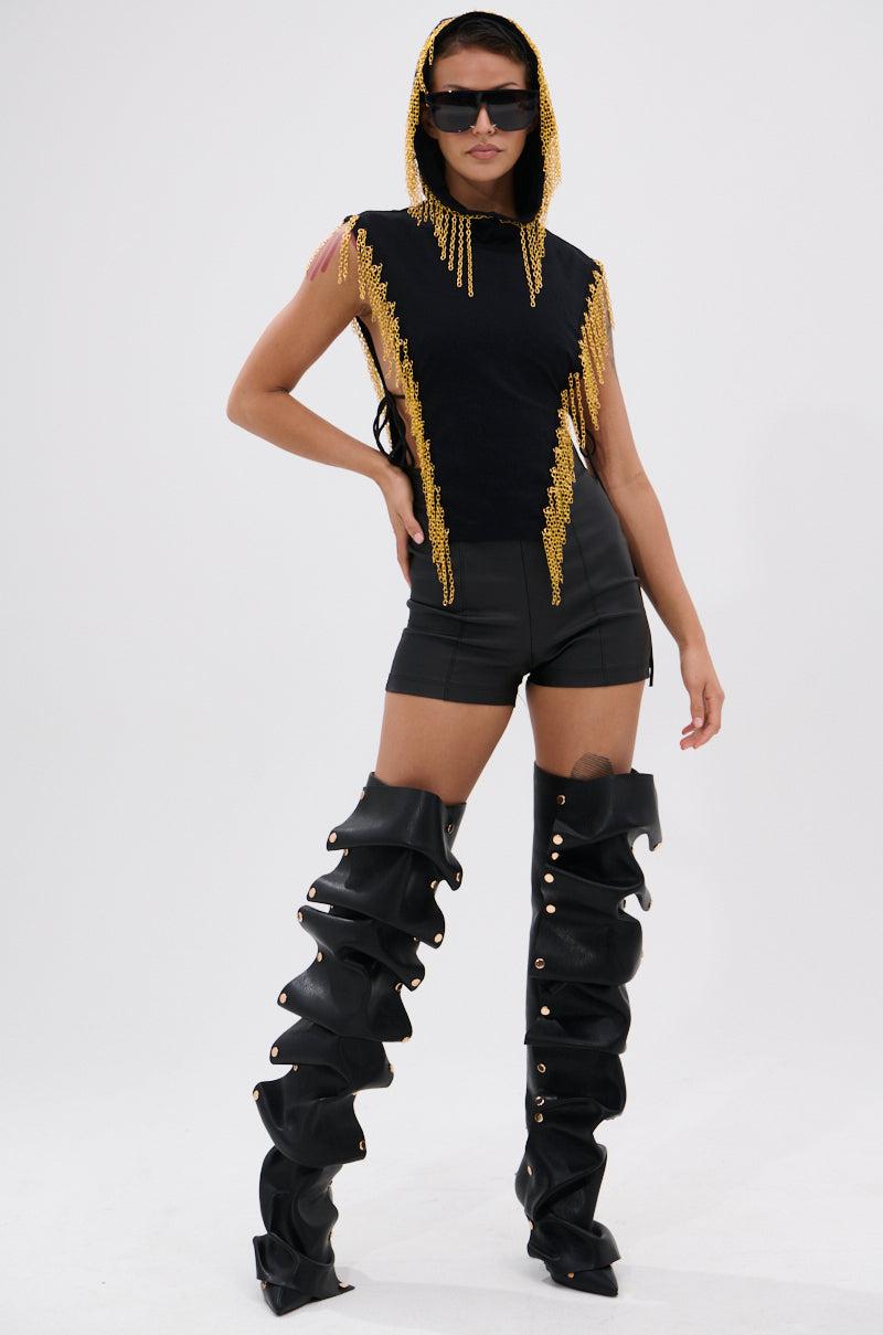 HOW DEEP IS YOUR LOVE HOODED TOP Product Image