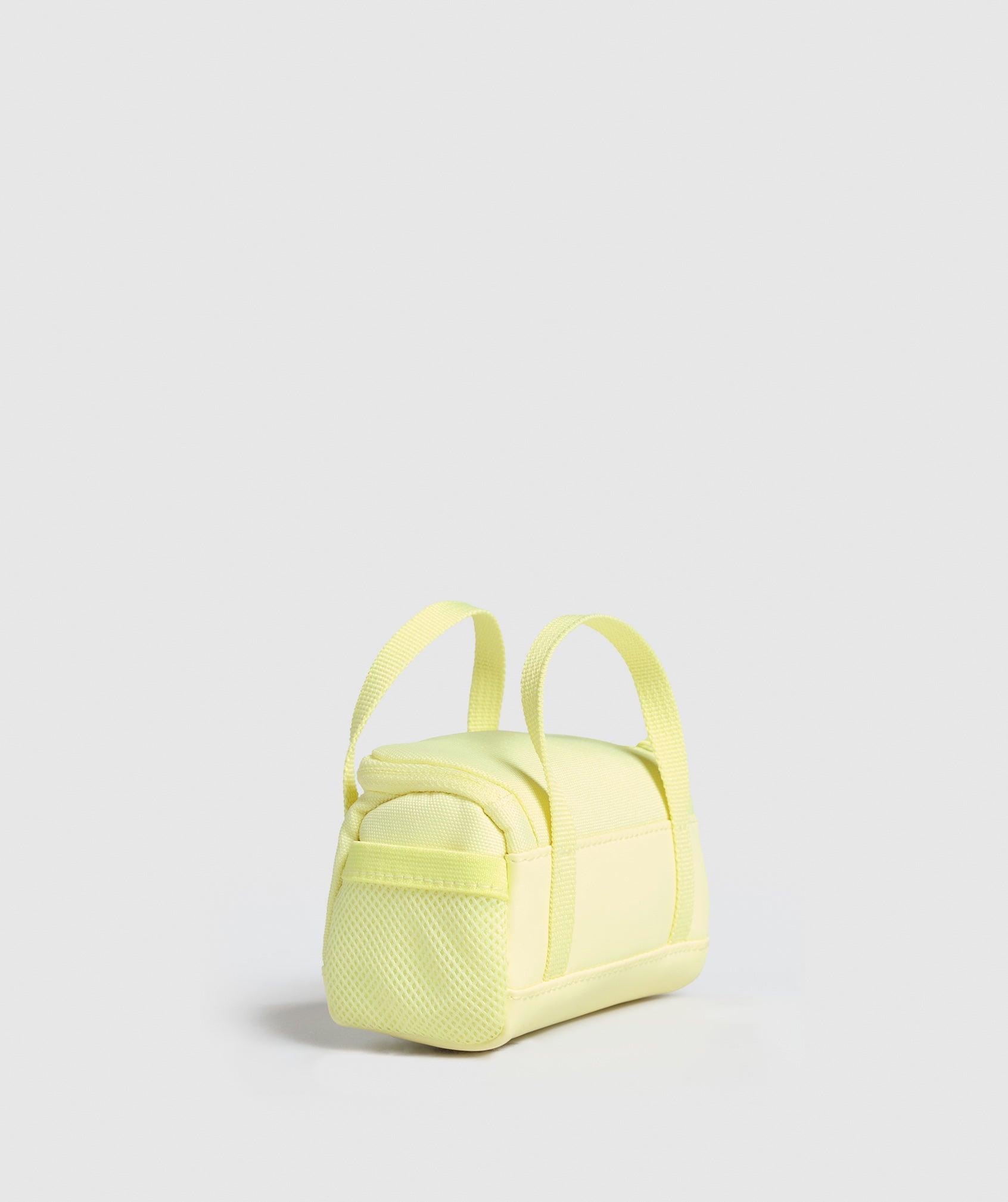 Gymshark Mini Everyday Holdall Keychain - Refresh Yellow Unisex Product Image
