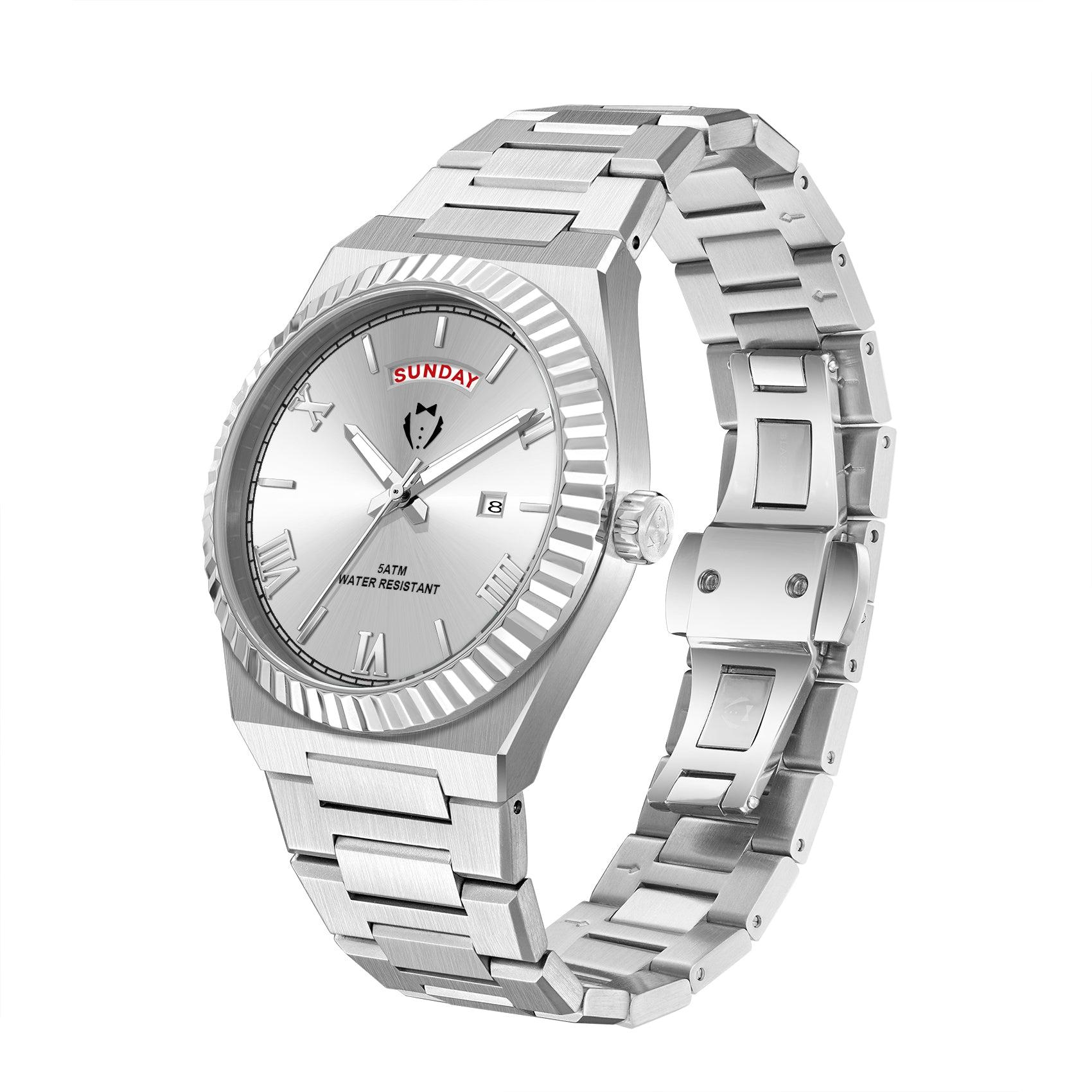 BLACK TIE MENS DIAMOND CUT WATCH Product Image