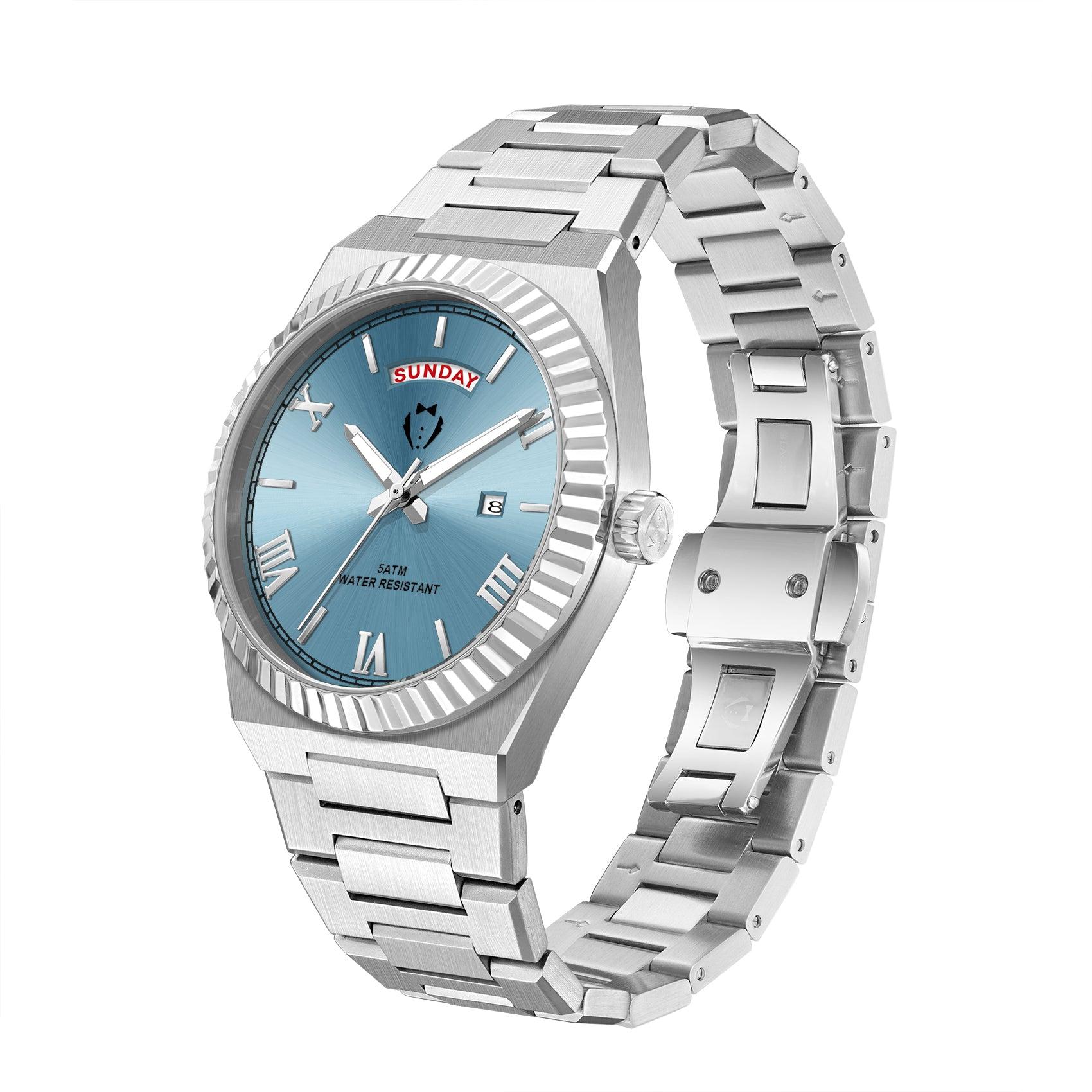 BLACK TIE MENS DIAMOND CUT WATCH Product Image