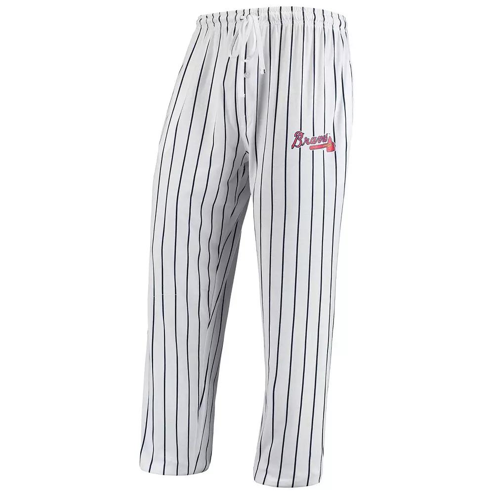 Men's Concepts Sport White/Navy Atlanta Braves Vigor Lounge Pant,  Product Image