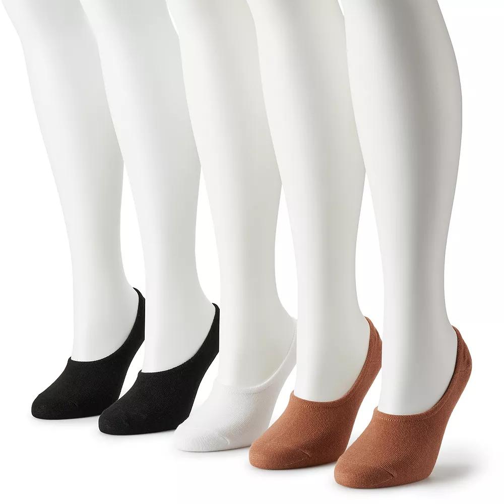 Women's Sonoma Goods For Life® 5-Pack Solid Nude Liner Socks, Size: 9-11, Neutral Product Image