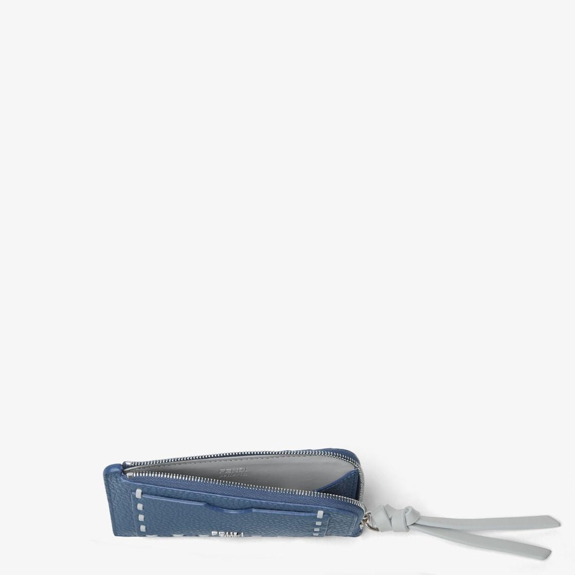 Peekaboo Card CaseBlue Selleria card holder Product Image