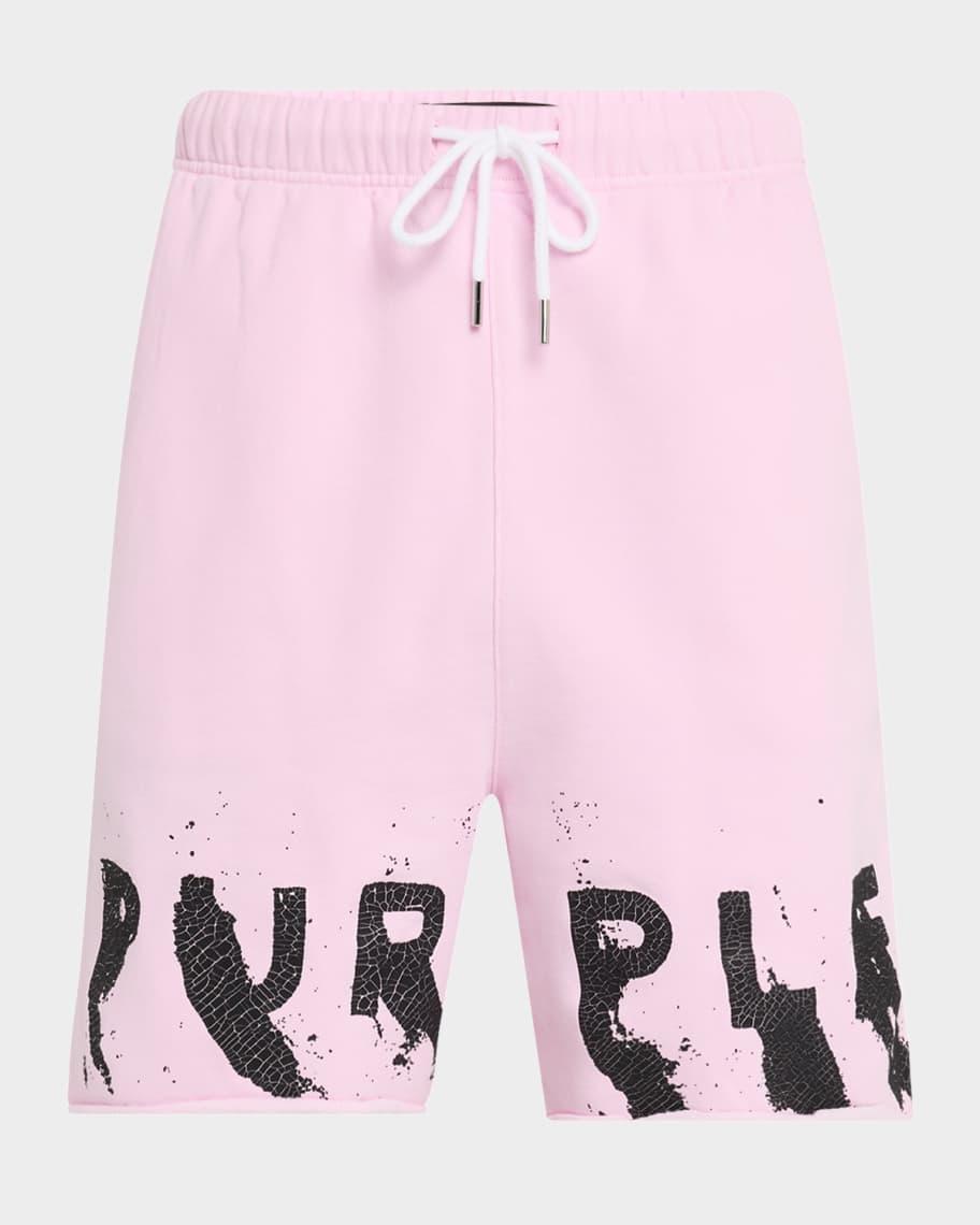 Men's Painted Wordmark Sweat Shorts Product Image