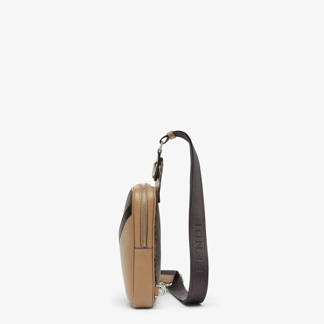 Fendi Diagonal Belt BagBrown FF canvas belt bag Product Image