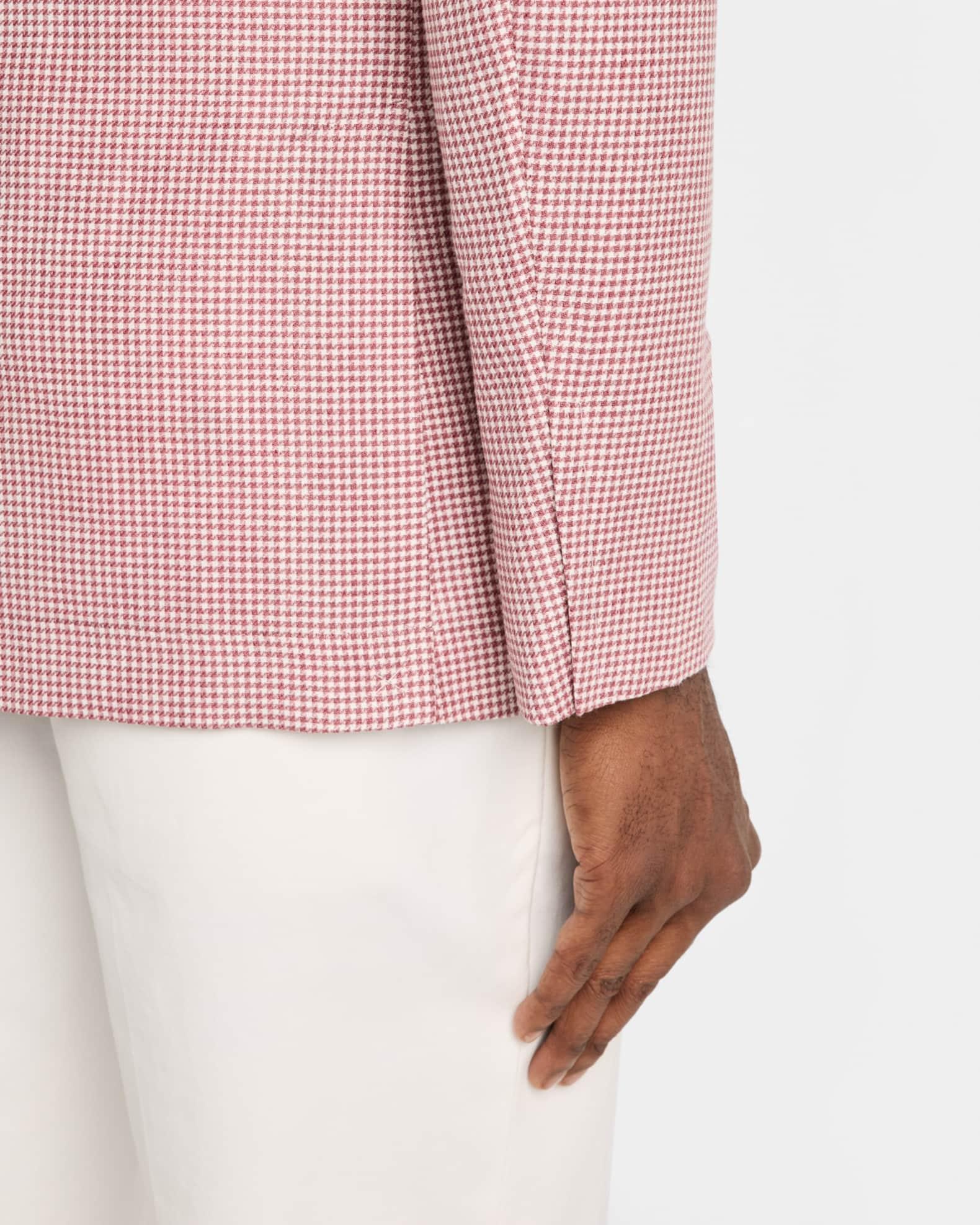 Men's Houndstooth Single-Breasted Sport Coat Product Image