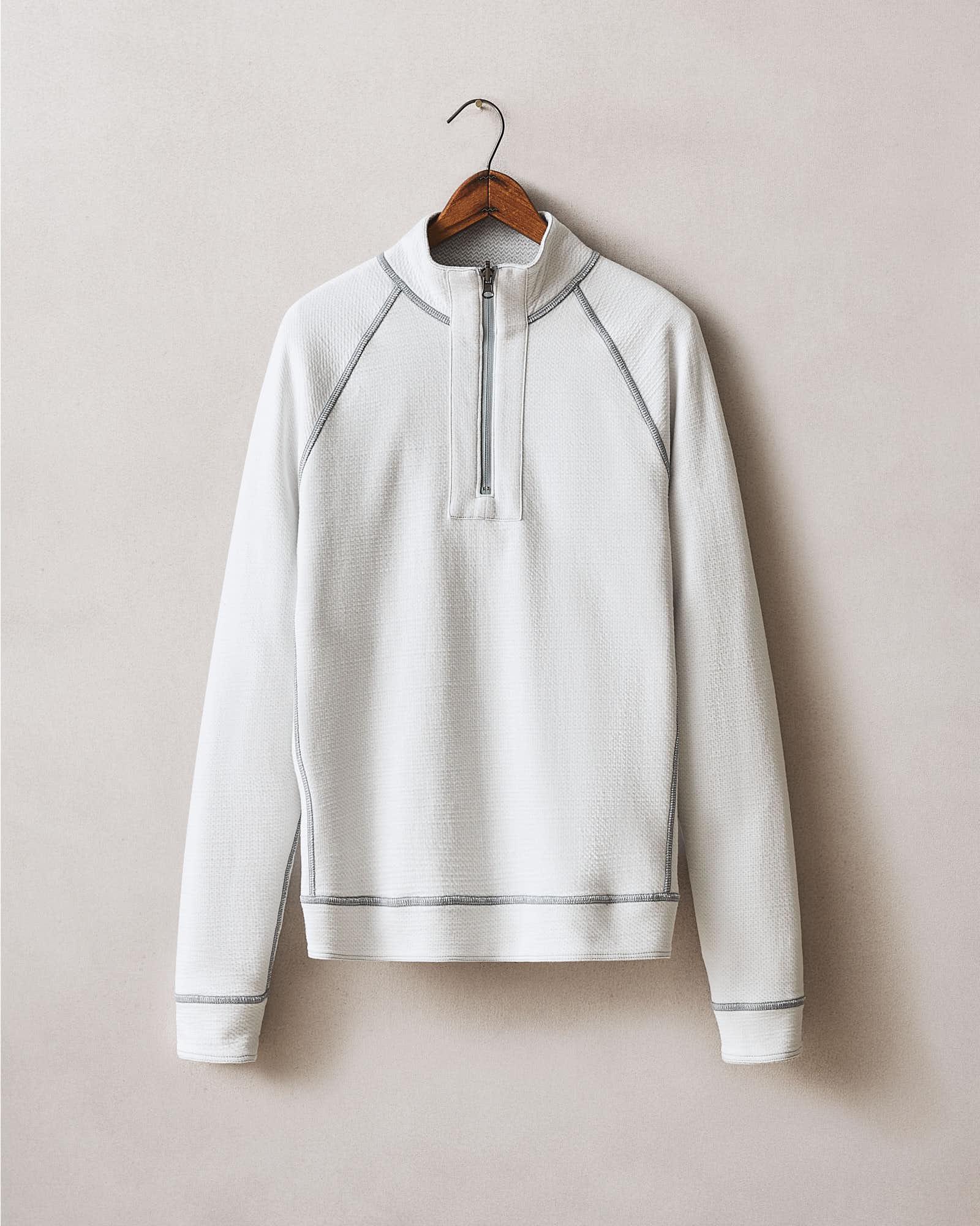 Men's Reversible Half Zip - Natural Grey Product Image