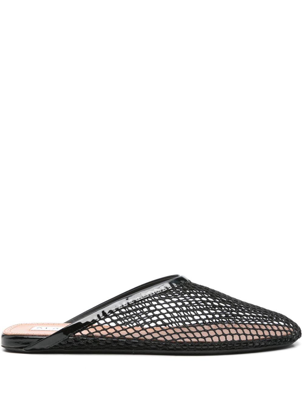 leather flat mules Product Image