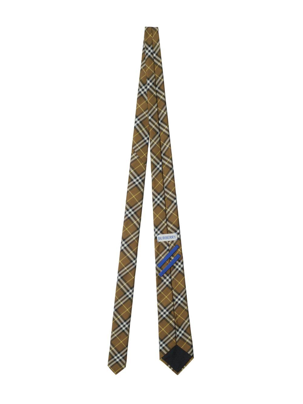 check silk tie Product Image