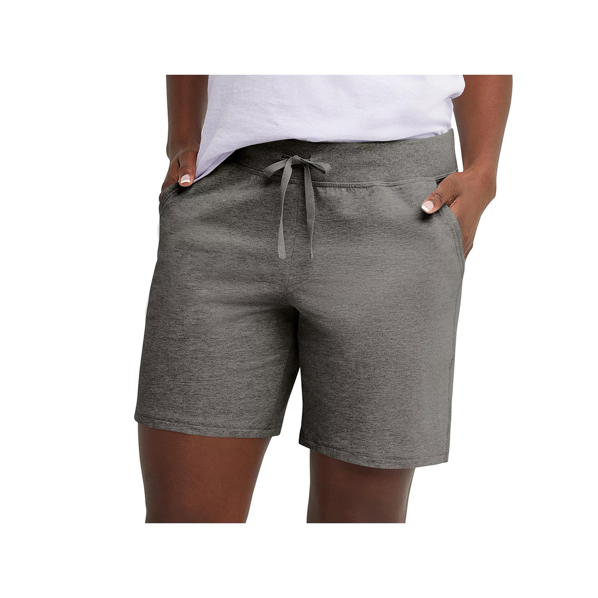 Women's Hanes® Jersey Drawstring Shorts,  Product Image