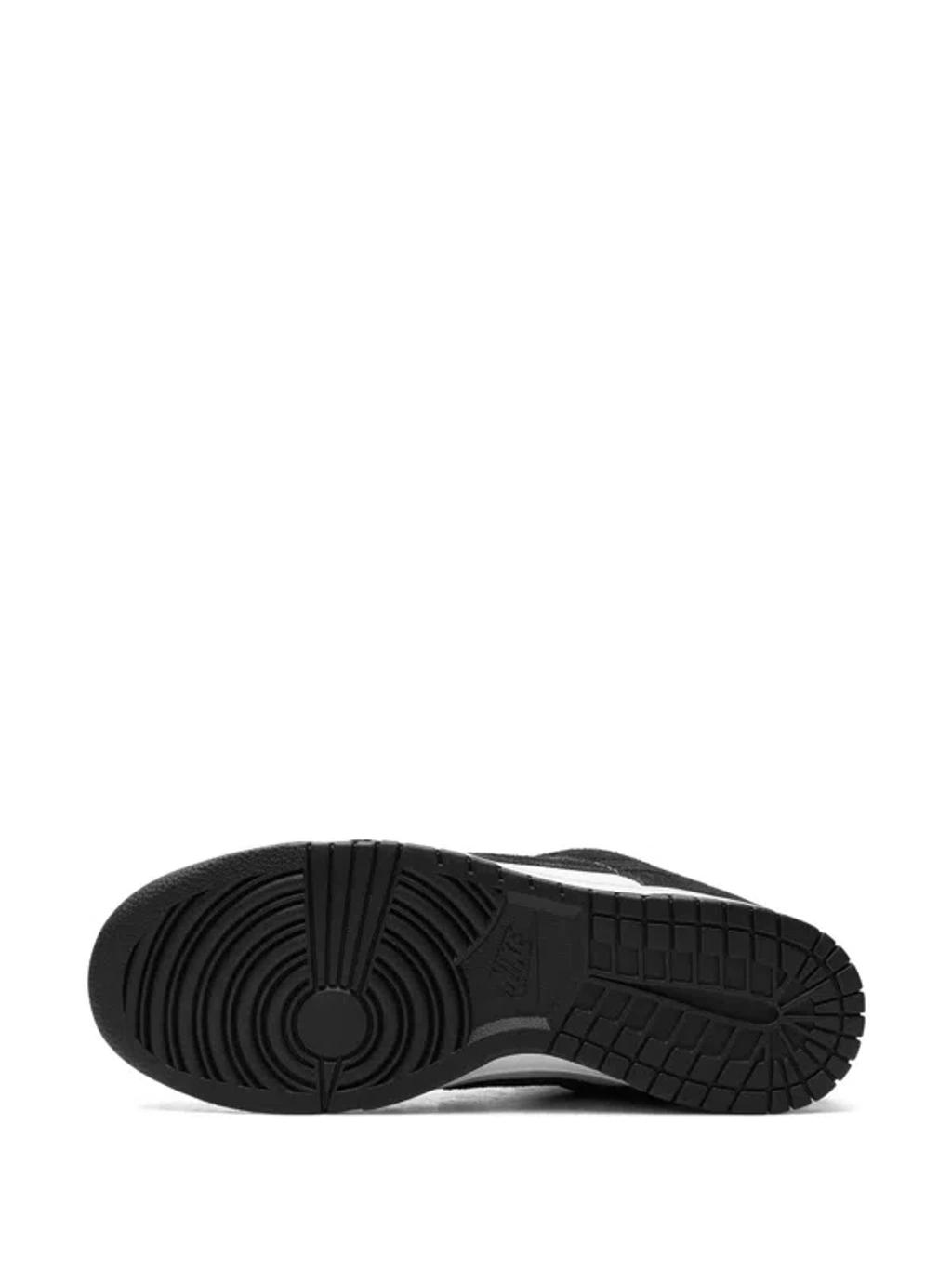 Black & White Dunk Low Retro Sneakers Product Image